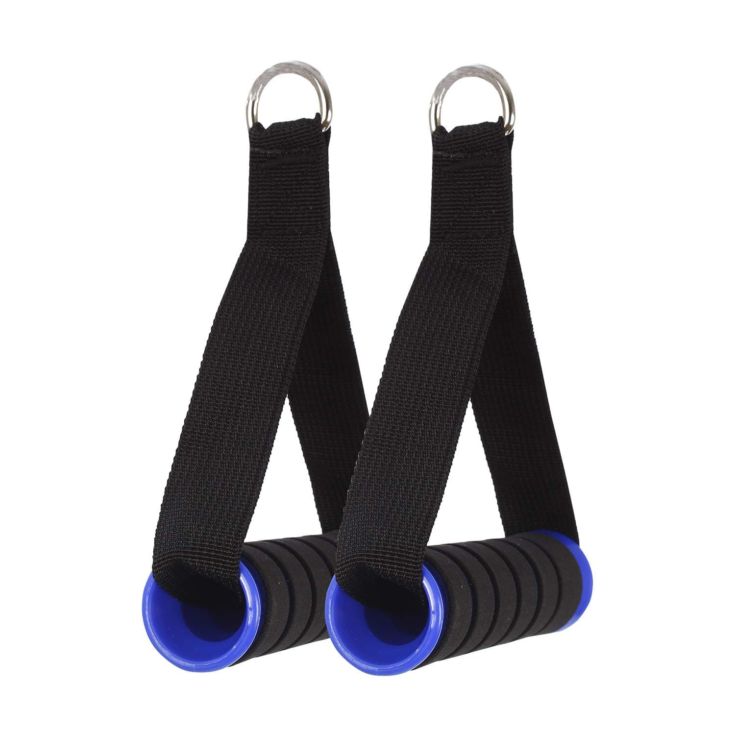FITSY Heavy Duty Resistance Band Handles Gym Cable Machine Attachments, 1 Pair, ABS Plastic