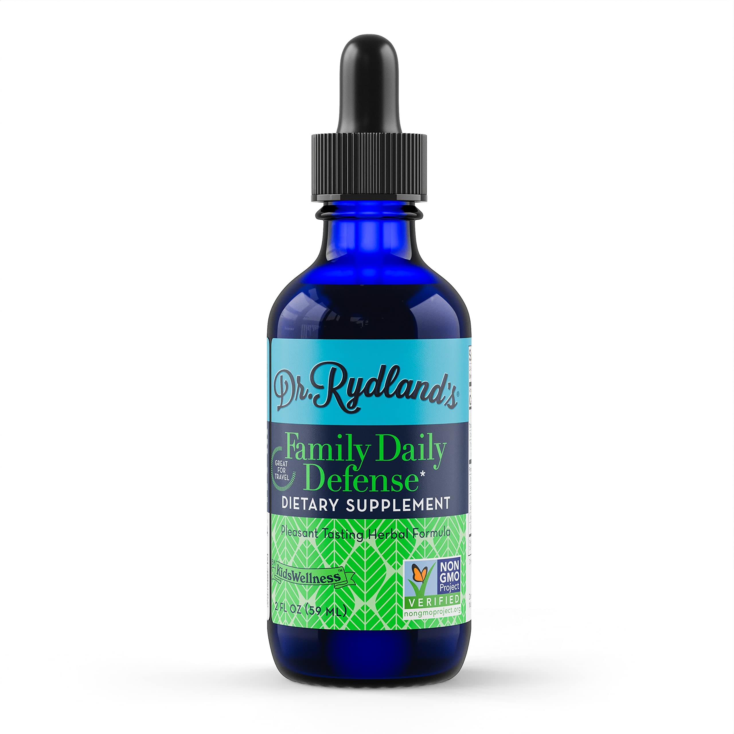 Herbal Supplement | Created by KidsWellness | Family Daily Defense | for Daily Use and Travel | 2 Ounce Bottle