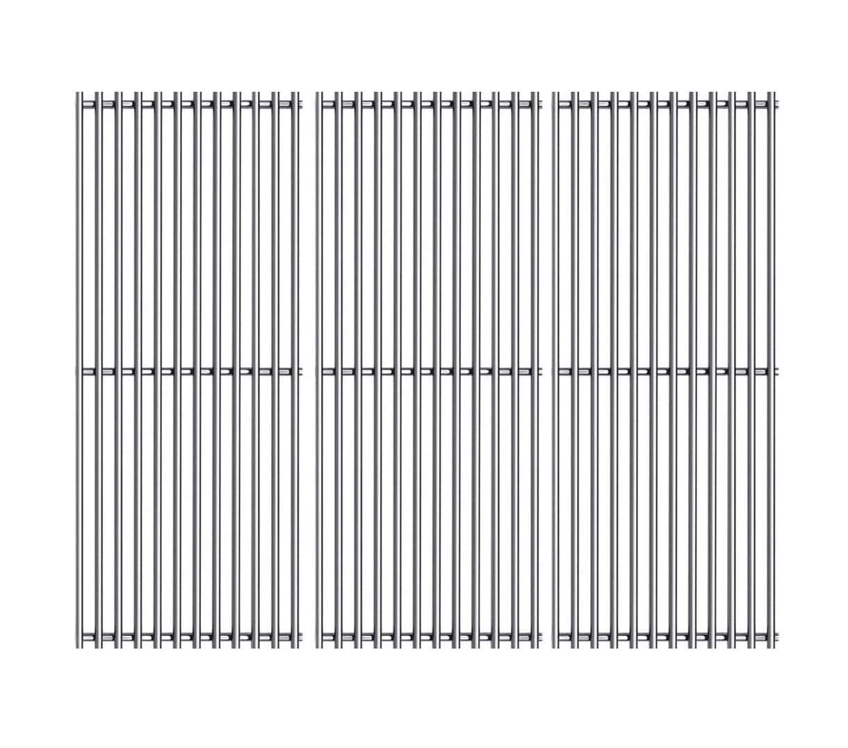 SF1593(3-Pack) 16 1/4" Stainless Steel Cooking Grates Grid for Backyard BY12-084-029-98, BY13-101-001-13, BY14-101-001-04, Uniflame GBC1059WB, GBC1059WB-C, GBC1059WE-C, GBC1069WB-C, GBC1143W-C