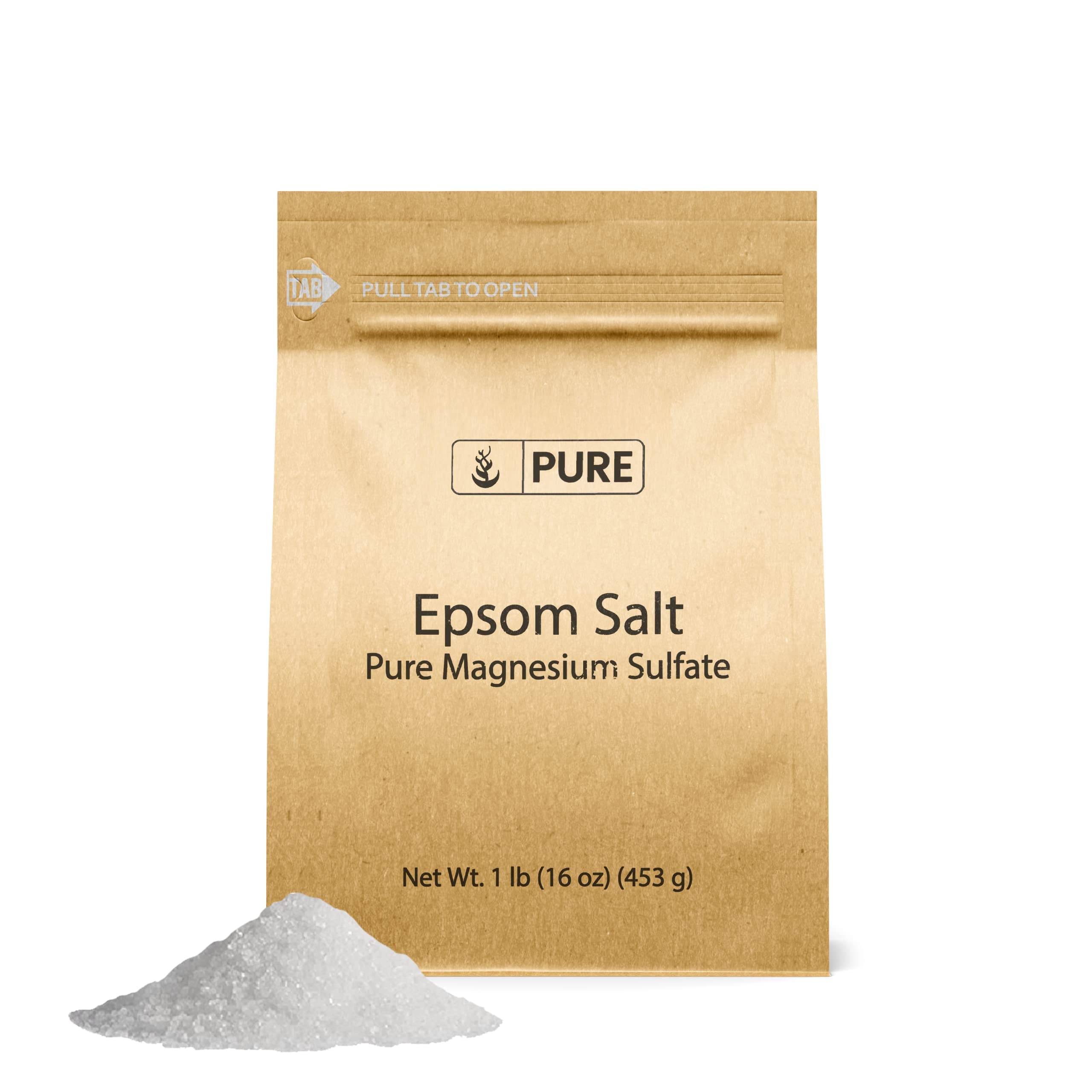 PURE ORIGINAL INGREDIENTS Organic Epsom Salt (1 lb. )