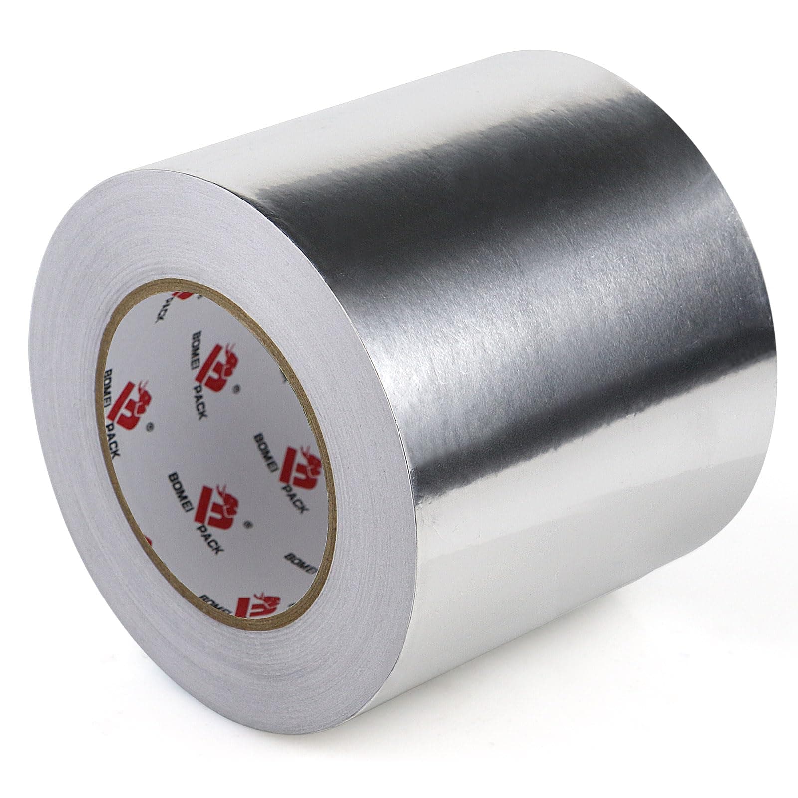 Aluminum Foil Tape,Heavy Duty Metal Duct Tape,High Temperature Silver Tape,Perfect for Sealing & Patching,HVAC,Air Ducts,Insulation and Metal Repair (5 Inch x 55 Yards)