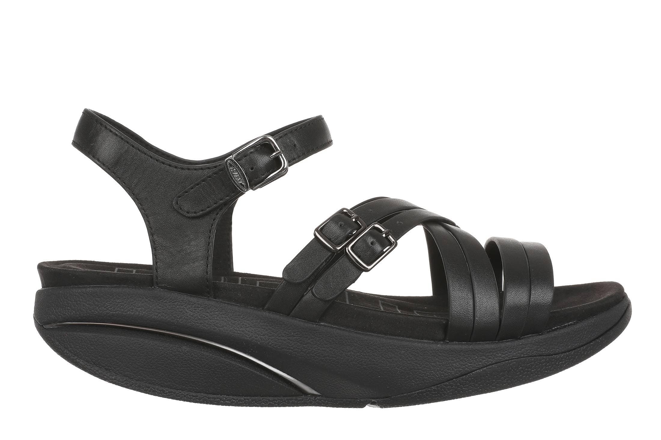 SAE Dress Sandals for Women in Leather Lightweight and Comfortable Spring Summer Footwear Physiological Footwear Comfort and Stability. Modern Style Buckle Sandals