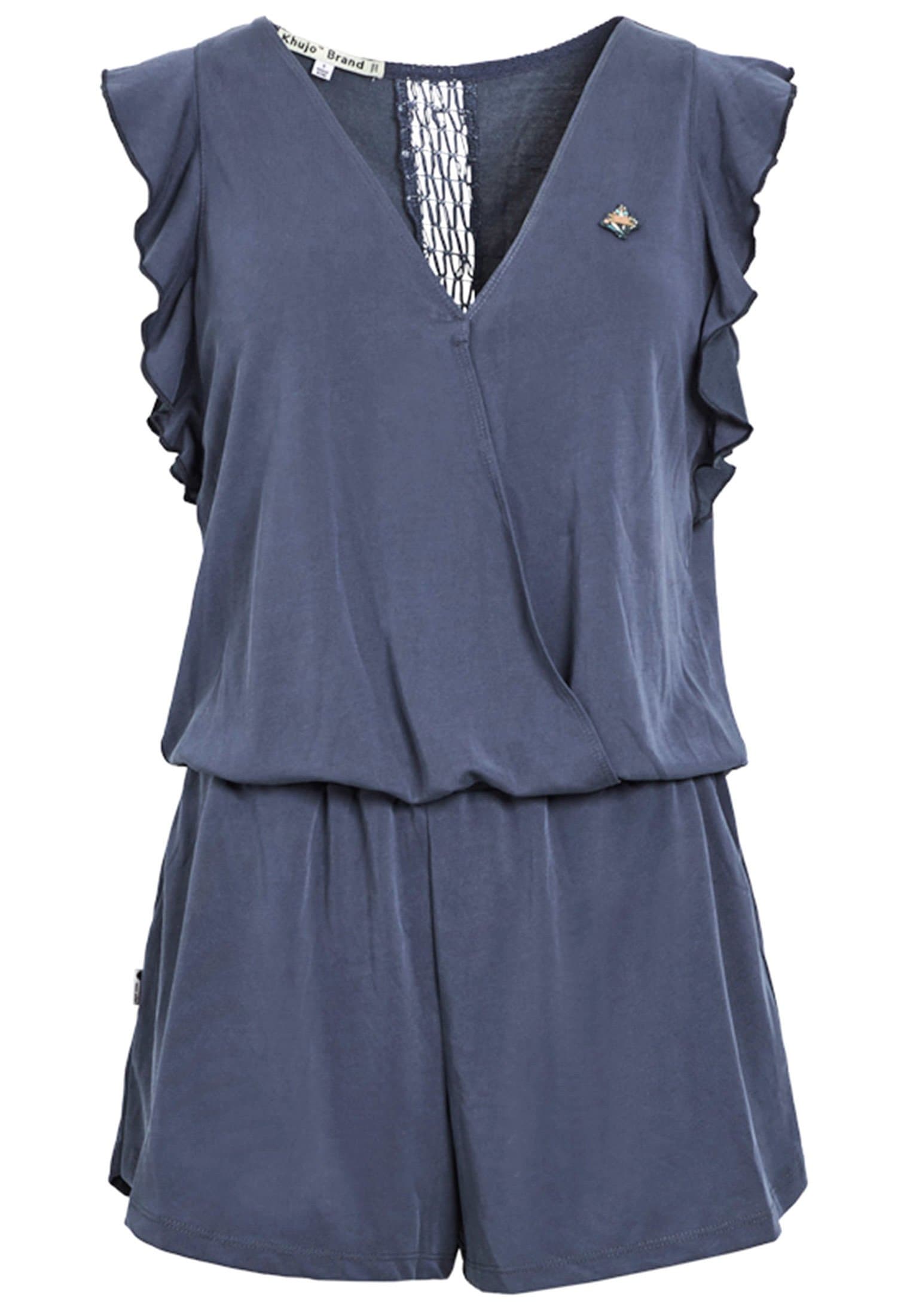 Khujo Women's Jumpsuit, Womens, Mid Blue, XL