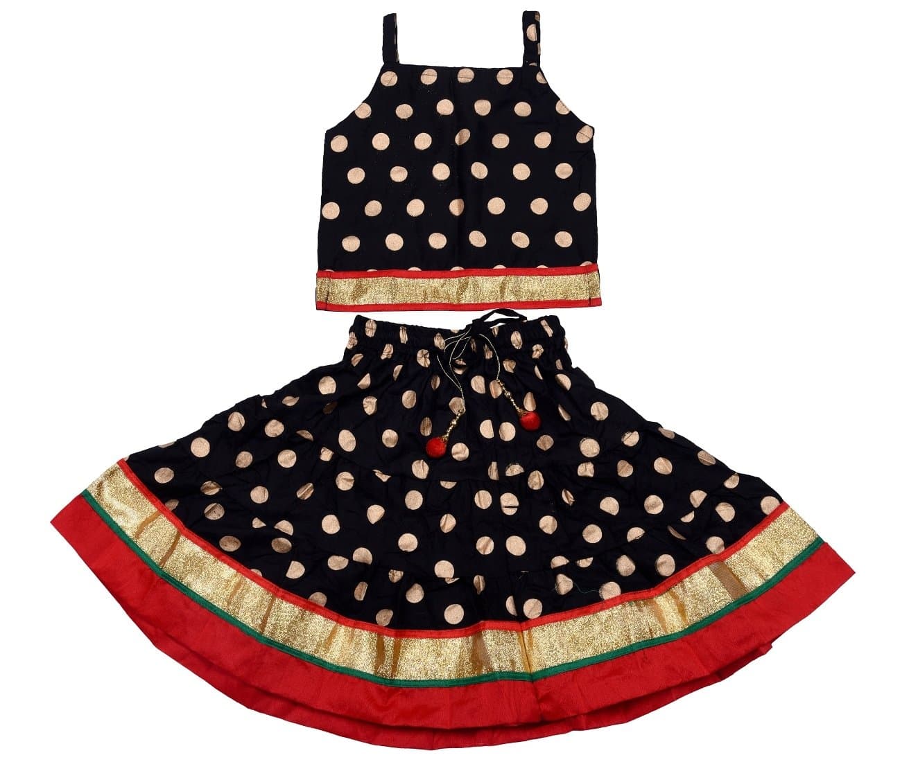 Decot Paradise Baby-Girl's Rayon Ghagra Choli