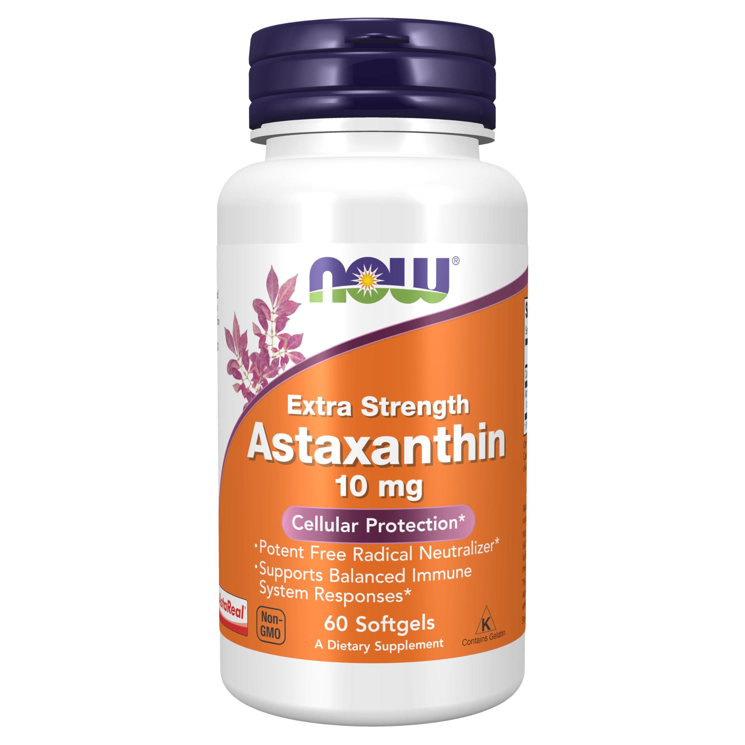 Now Foods Extra Strength Astaxanthin Softgels, 10mg , 60 Count