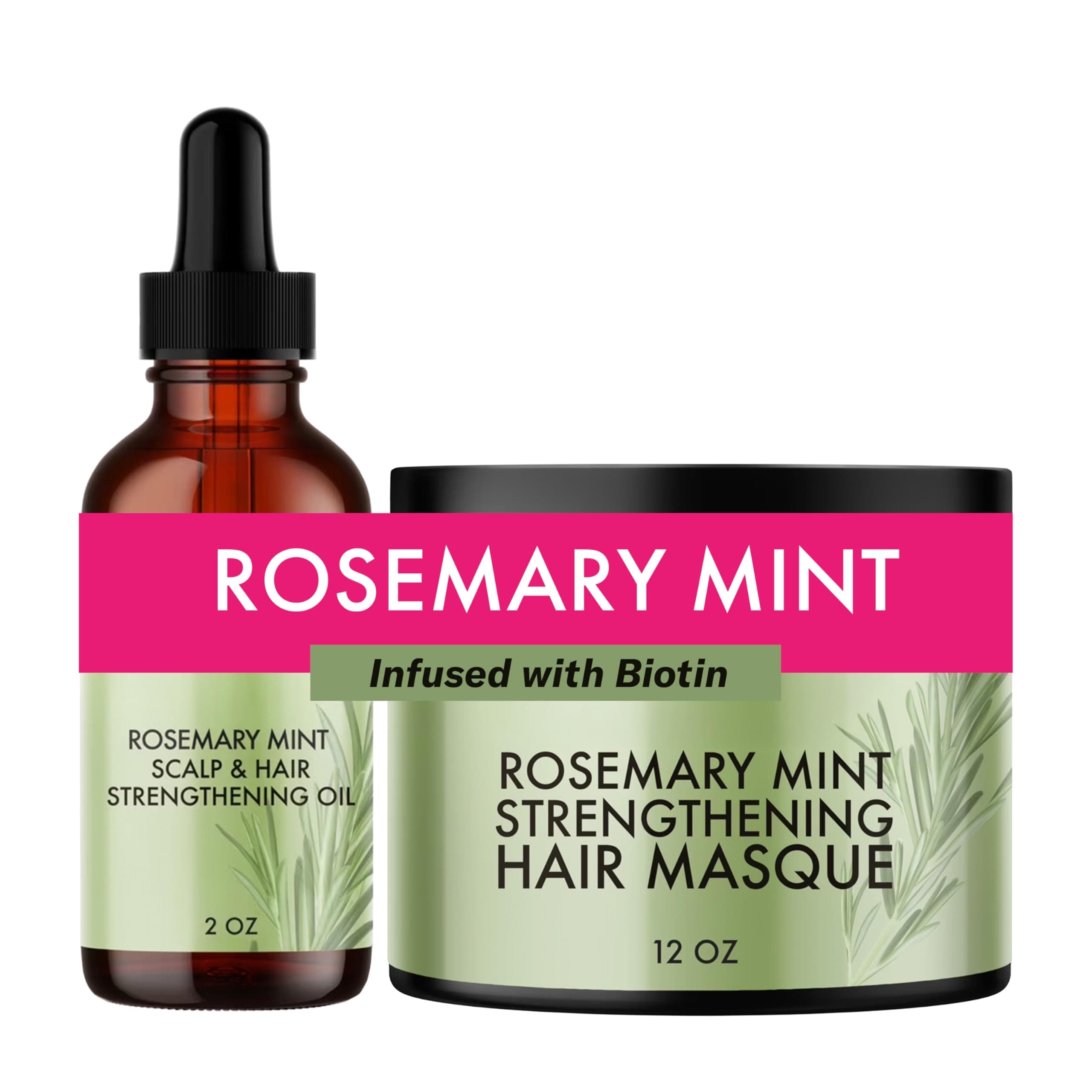 Mielle Organics Rosemary Mint Scalp & Hair Oil and Hair Masque