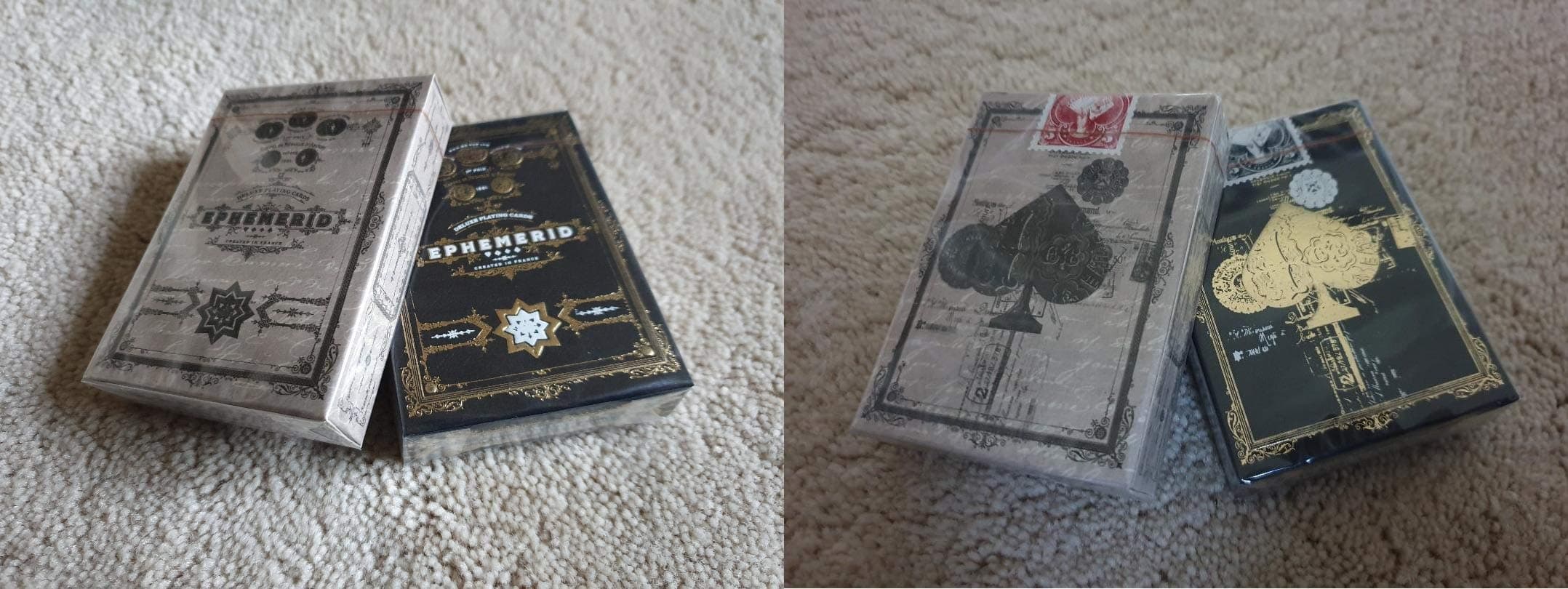 Noir Arts Ephemerid Playing Cards Rare Limited Edition Delux 2 Deck Set