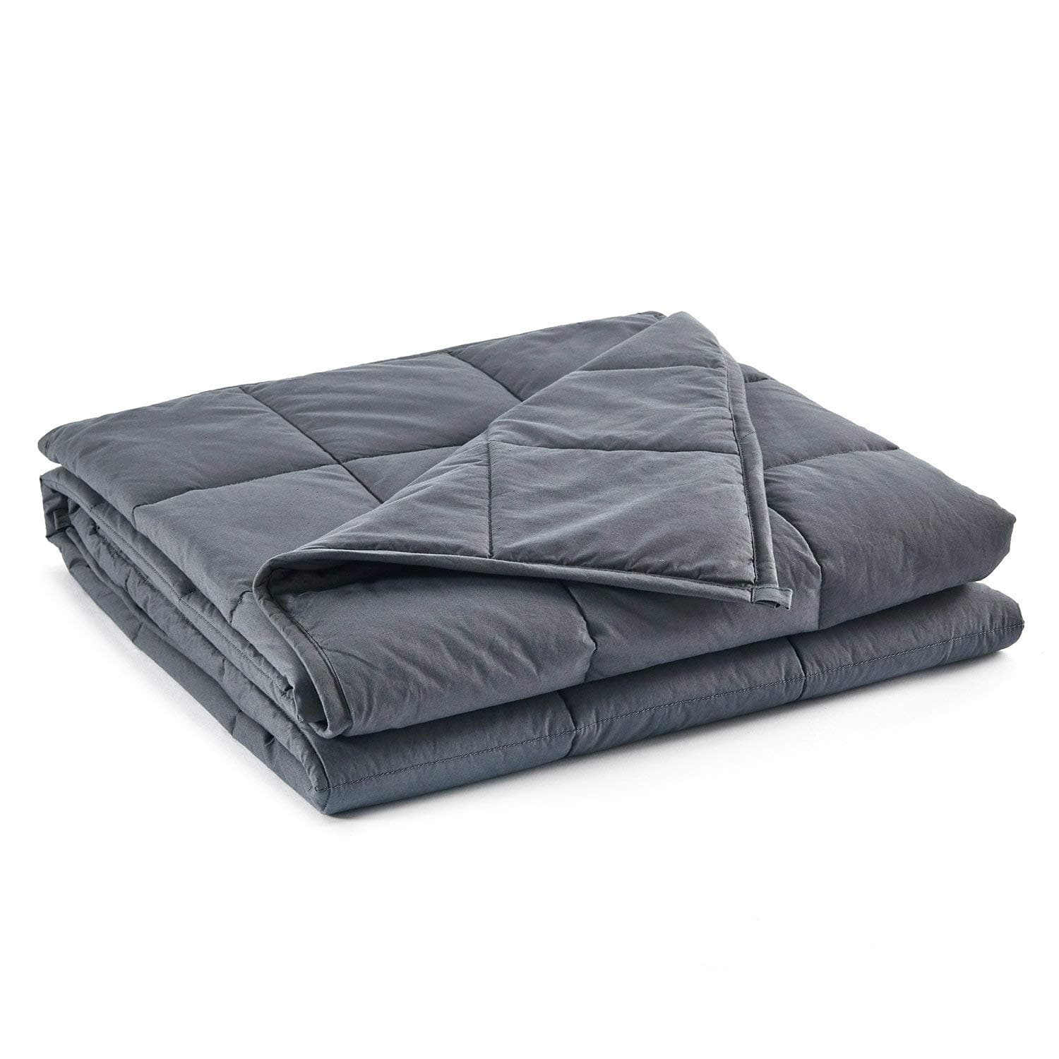RelaxBlanket Premium Cotton Adult Weighted Heavy Blanket | 60''x80'',15lb | Enjoy Natural Deep Sleep | Dark Grey