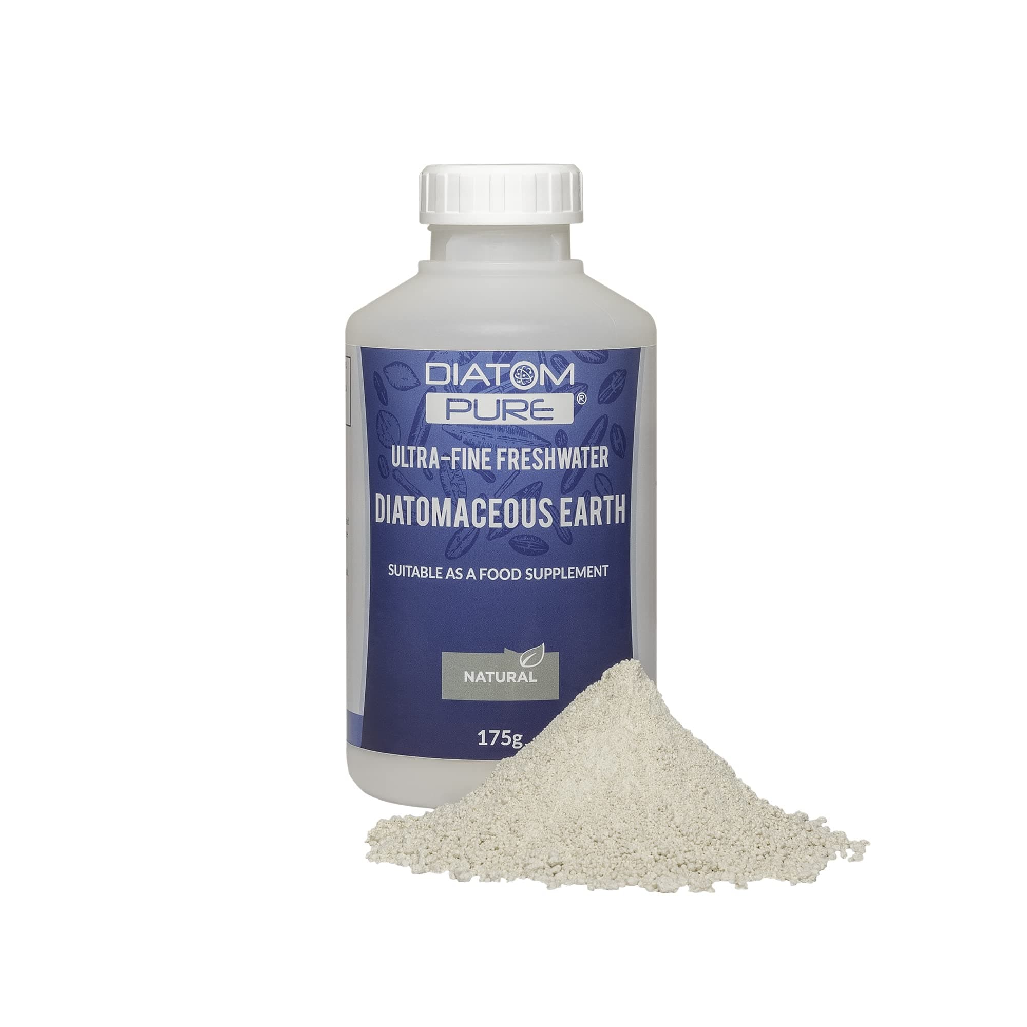 Diatomaceous Earth 175g (Fresh Water Food Grade) by DiatomPure Human