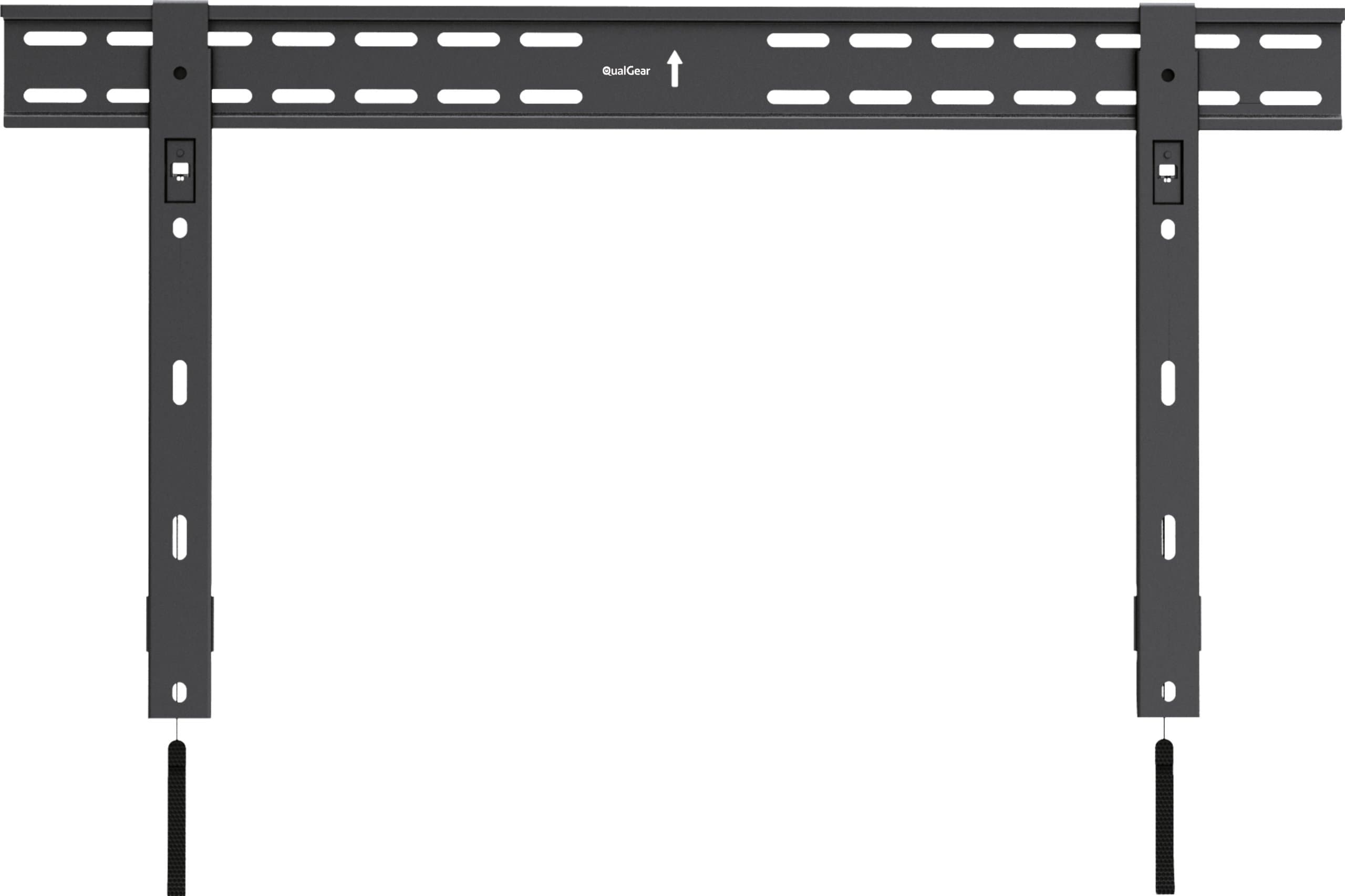 QualGear QG-TM-002-BLK 37-Inch to 70-Inch Universal Ultra Slim Low Profile Fixed Wall Mount LED TVs, Black