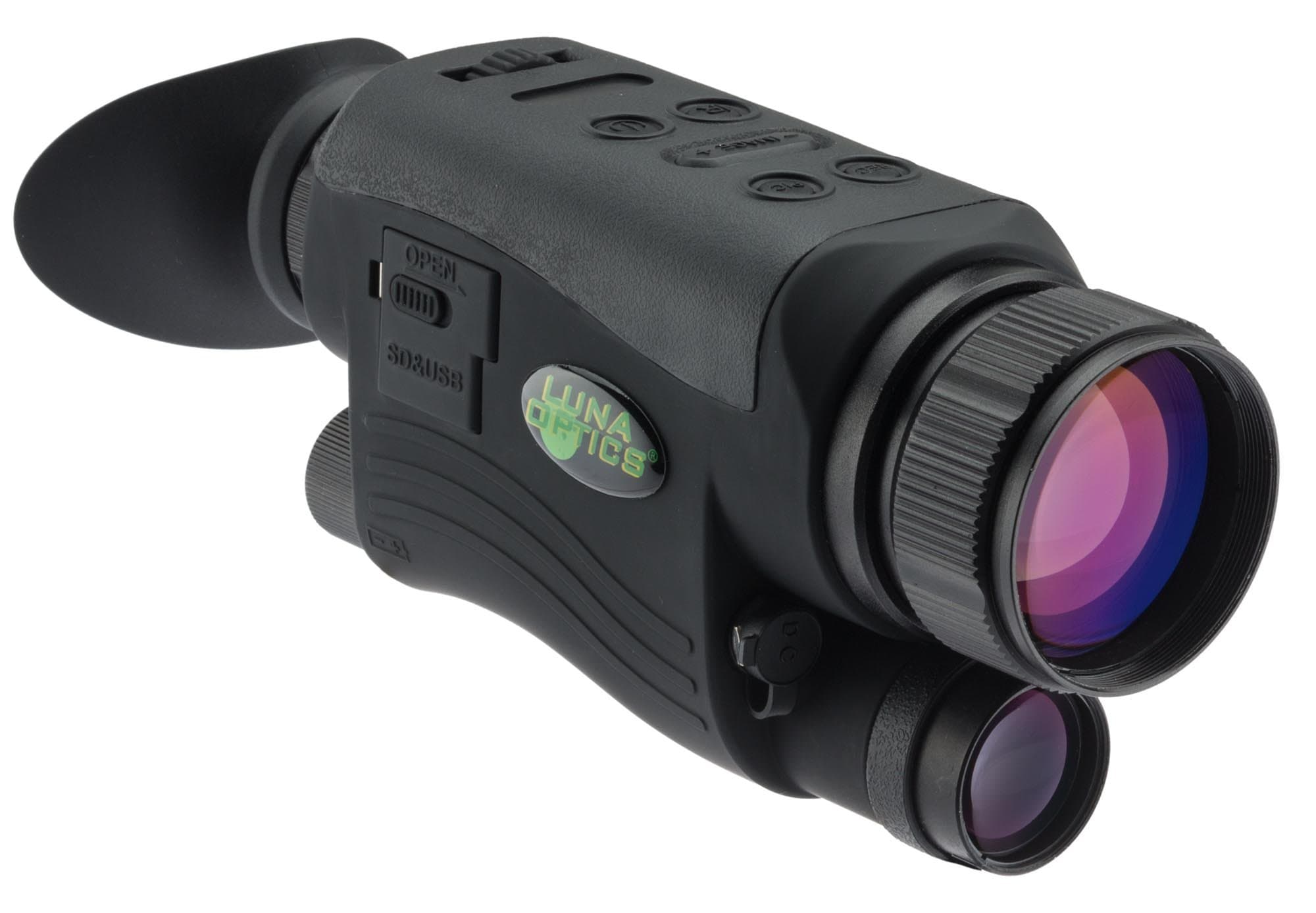 LN-DM50-HRSD HD Recorder Night Vision Monocular HD 5X -20x Black