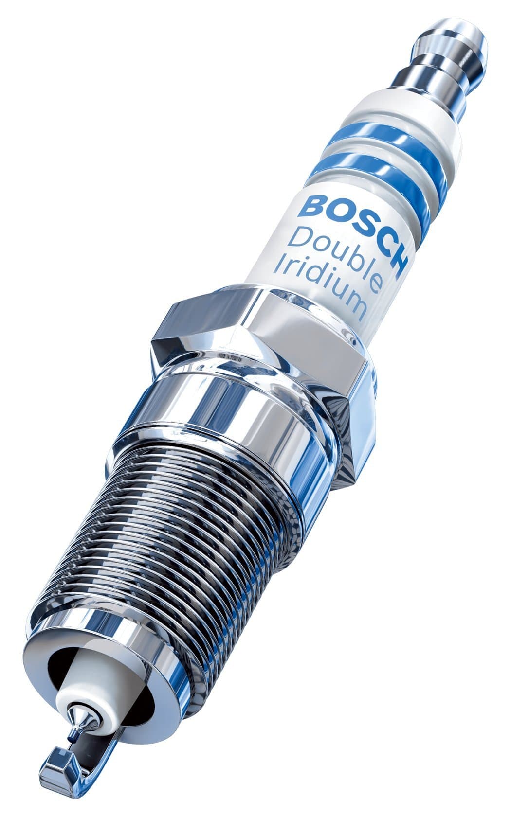 BOSCH 9667 OE Fine Wire Double Iridium Spark Plug - Pack of 4