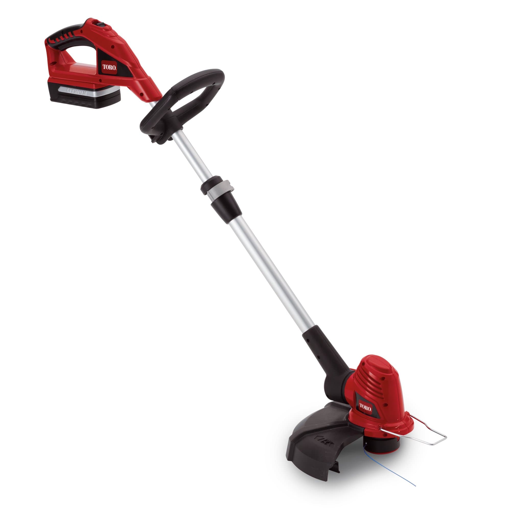 51484 Cordless 12-Inch 20-Volt Lithium-Ion Electric Trimmer/Edger,Red/Silver