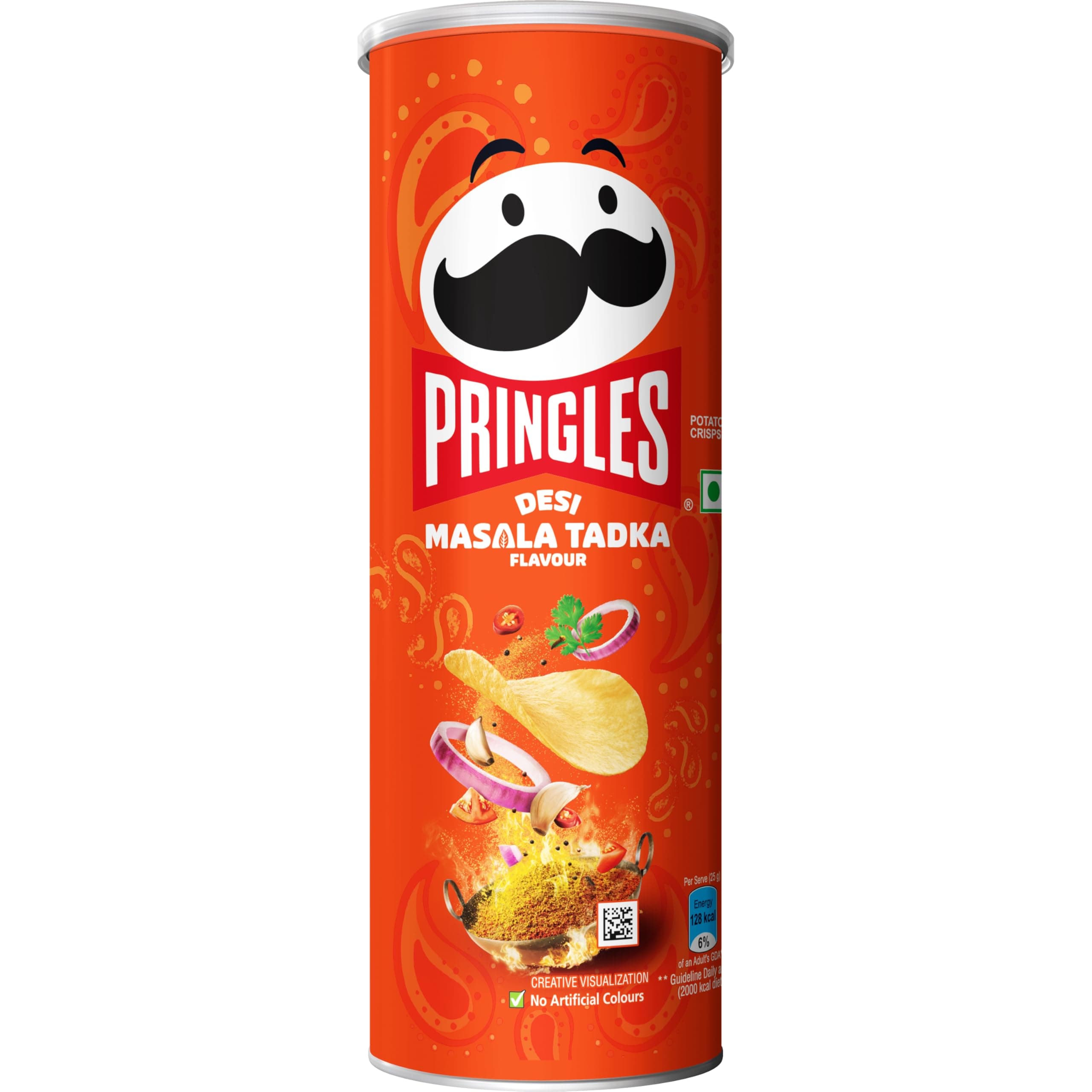 Pringles Desi Masala Tadka, 3.6 oz Masala Flavored Potato Chips