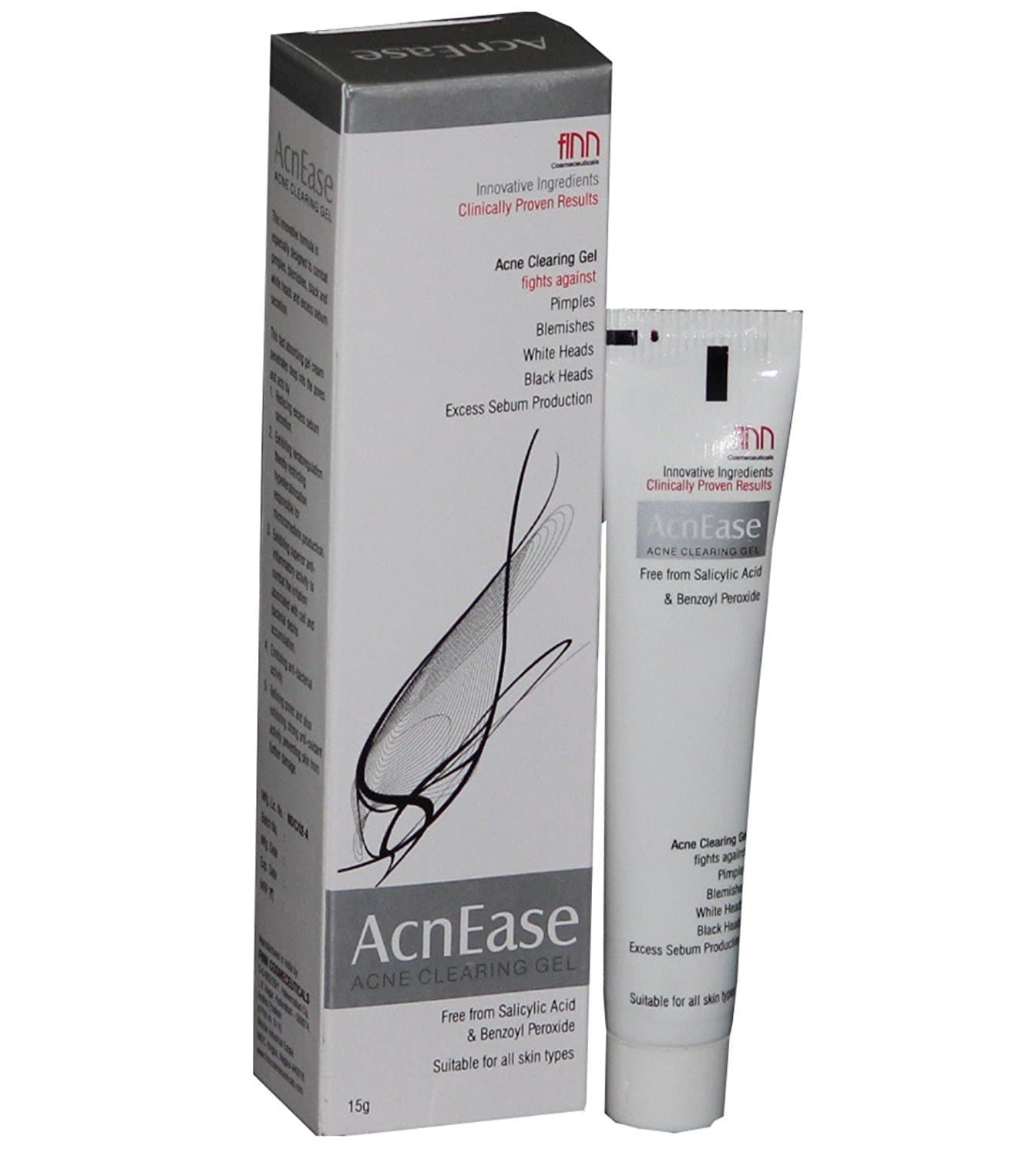 Acnease Acne Clearing Gel, Free from Salicylic Acid & Benzoyl Peroxide