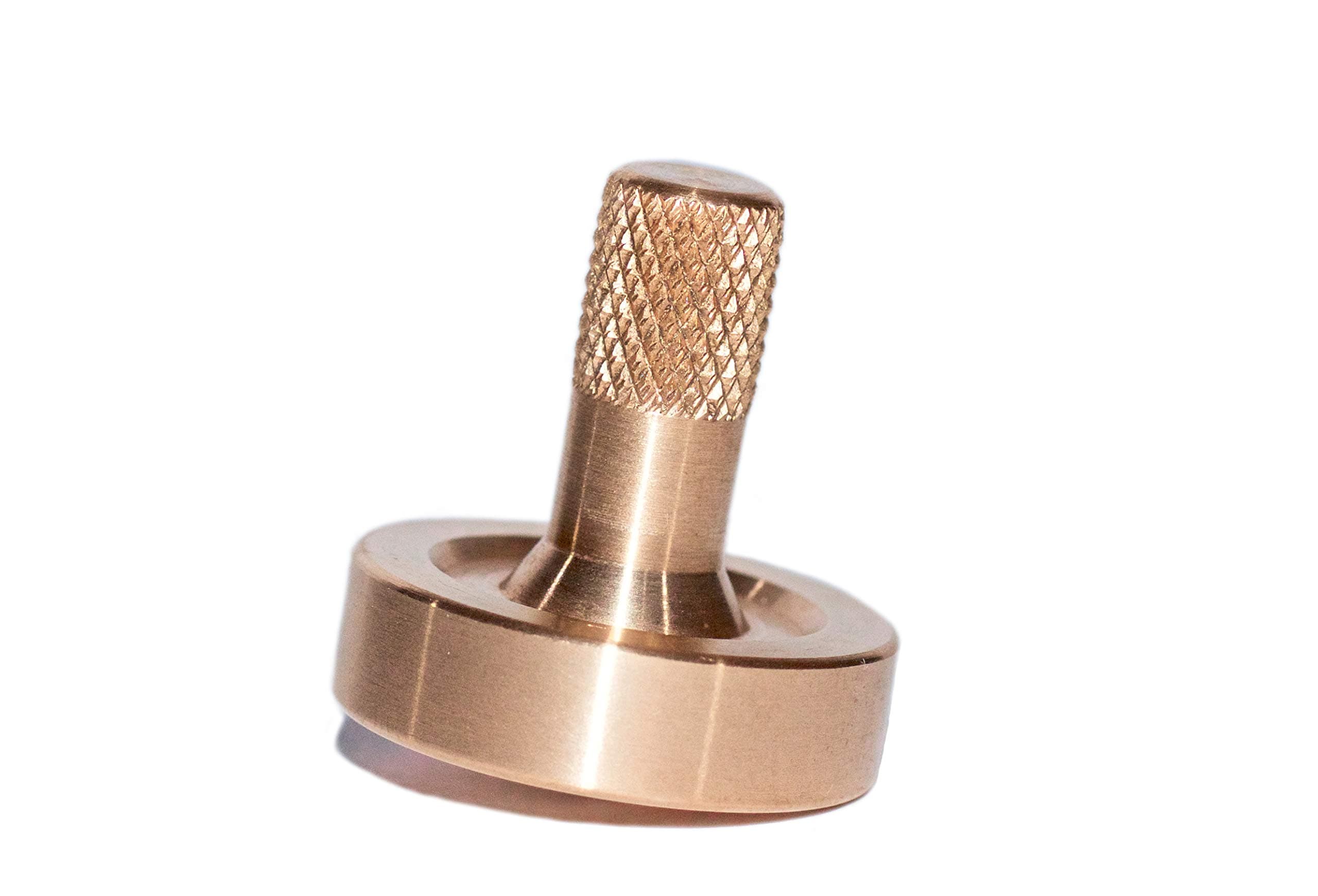 Schulte Bronze Metal Spinning Top, Mental Focus and Stress Relief, Smooth Spinning Top for Fidget Toys Collection, Metal Fidget Toys, 35 grams - Bruce Charles Designs