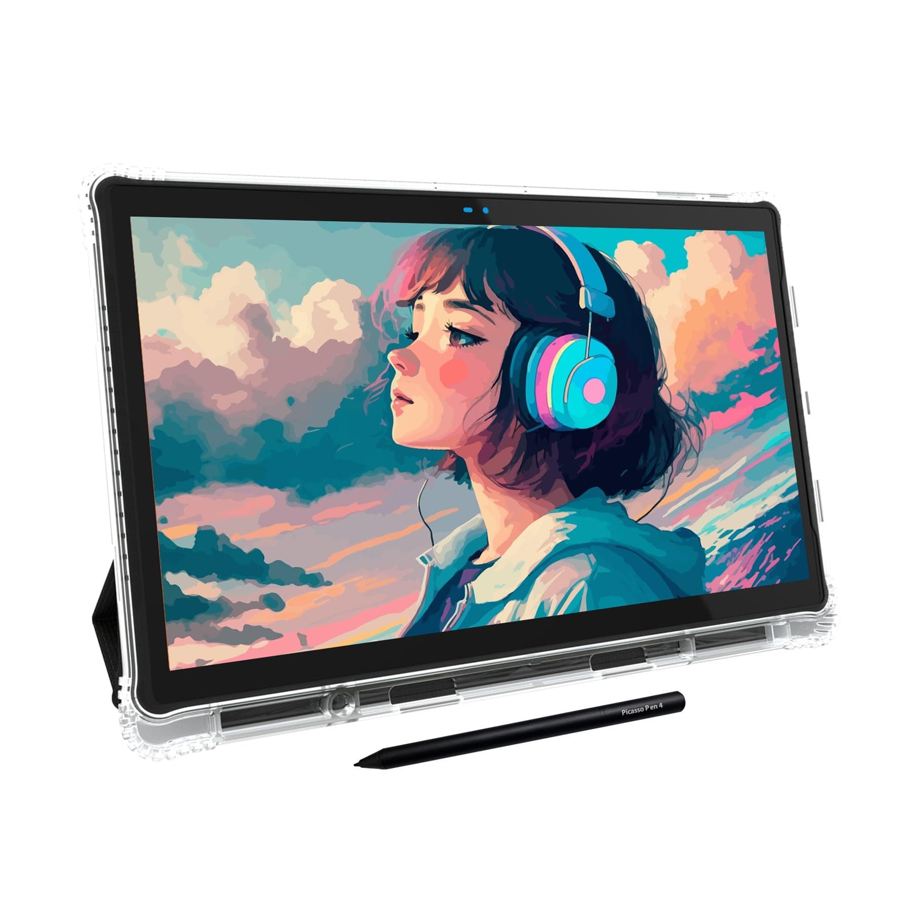 PicassoTab X14 Largest Standalone Drawing Tablet • No Computer Needed • Pro Drawing Apps & Tutorials • 14 Inch Screen • Stylus Pen • Portable • Best Gift for a Digital Graphic Artist • PCX14