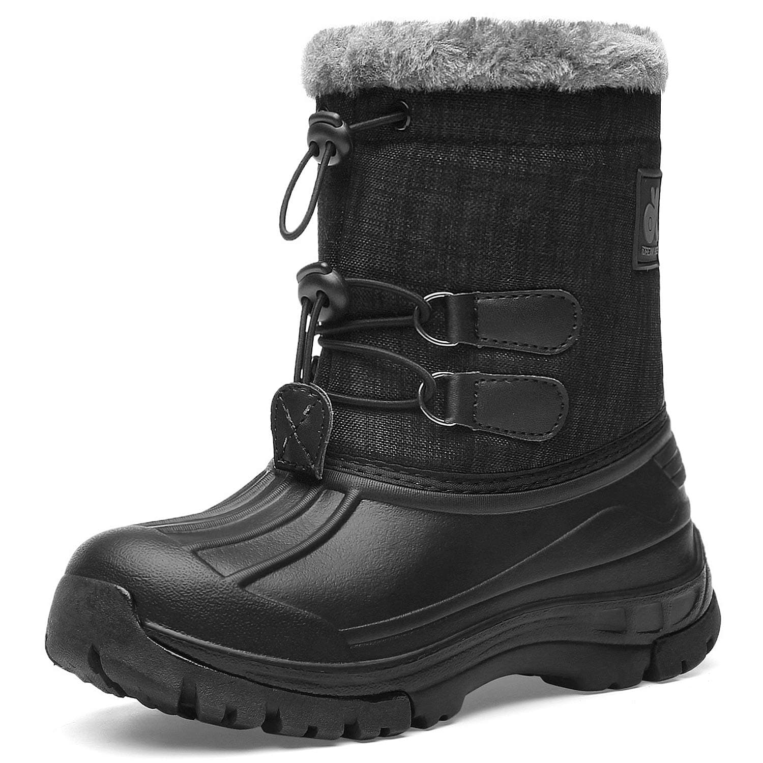 Kids Snow Boots Boys & Girls Winter boots Waterproof Cold Weather Outdoor Boots (Toddler/Little Kid/Big Kid) DKTX001-T2-28