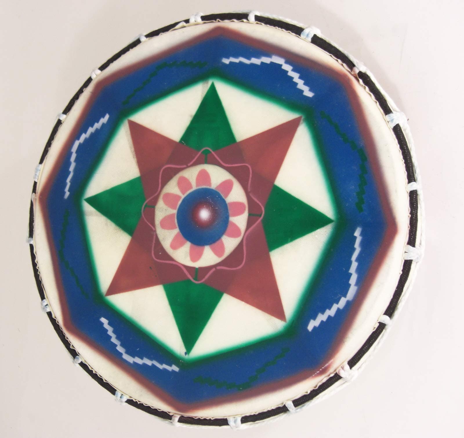 Medium Painted Shamanic Drum