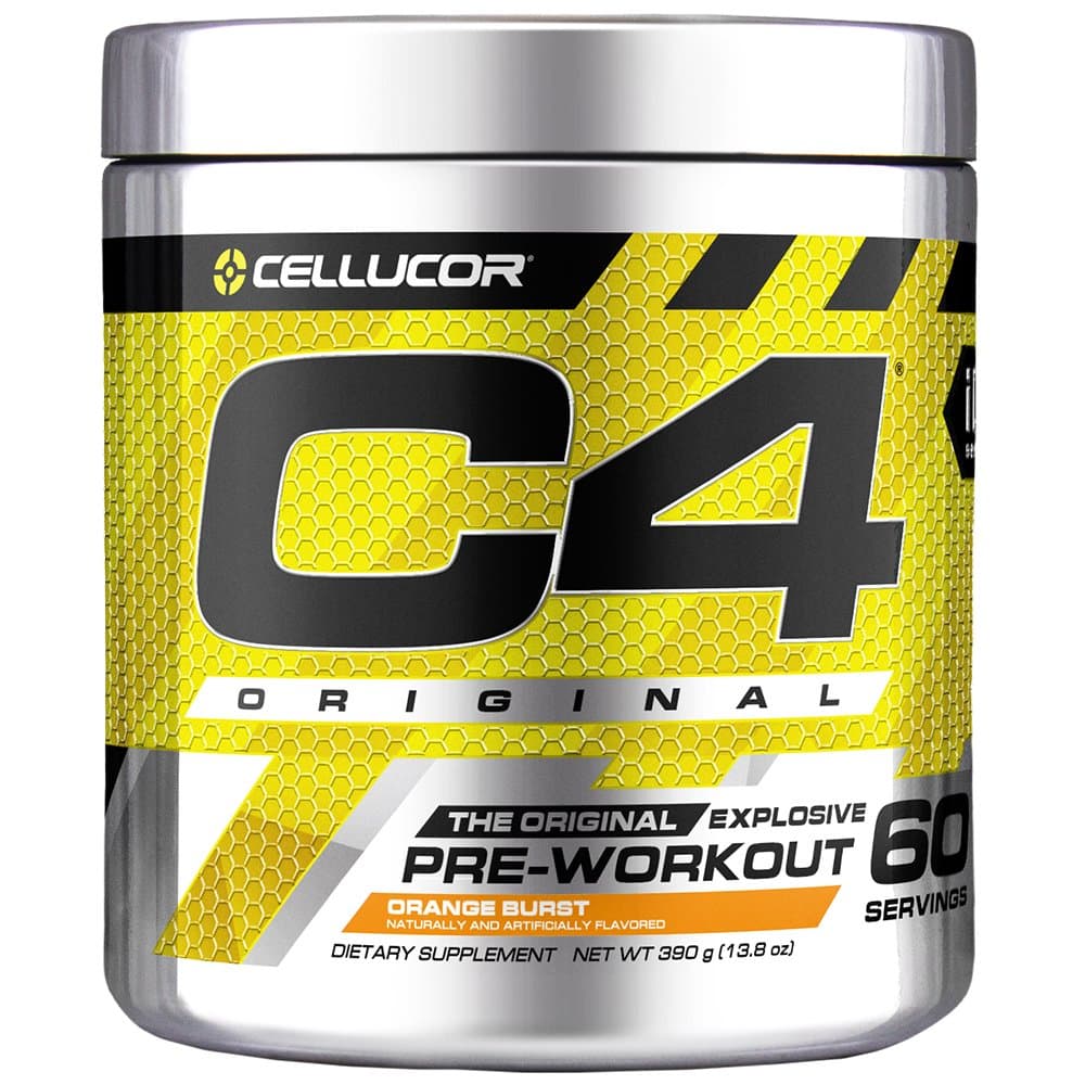 Cellucor Men & Women C4 Original Pre Workout Powder Energy Drink Supplement, 60 Servings