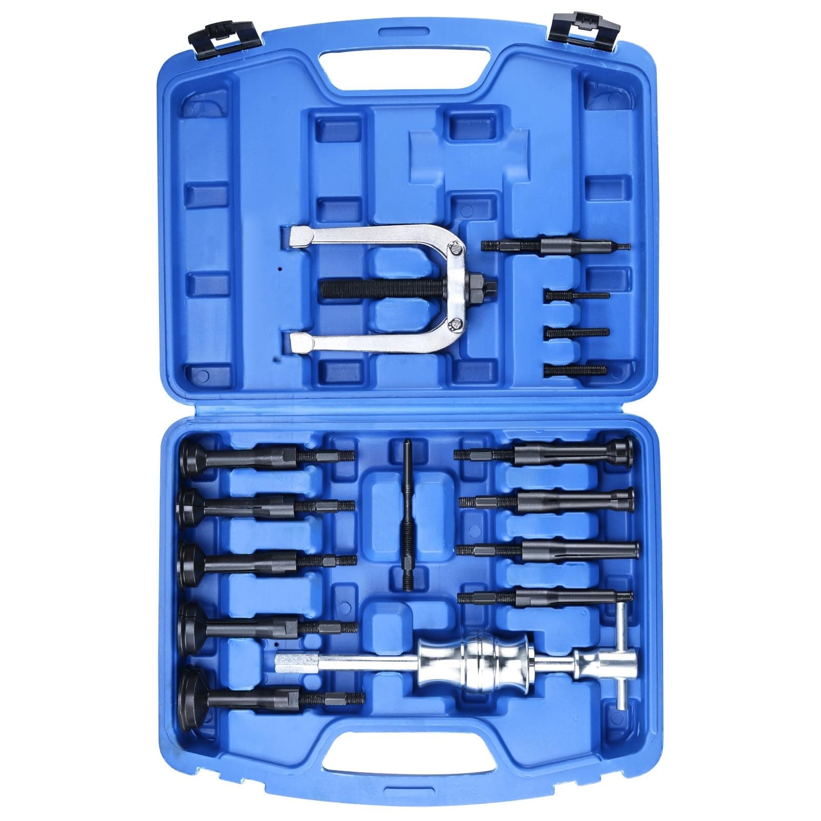 BTSHUB Blind Bearing Puller Tool Set Blind Hole Remover Inner Internal Bearing Extractor Set 8-58mm Collets Size