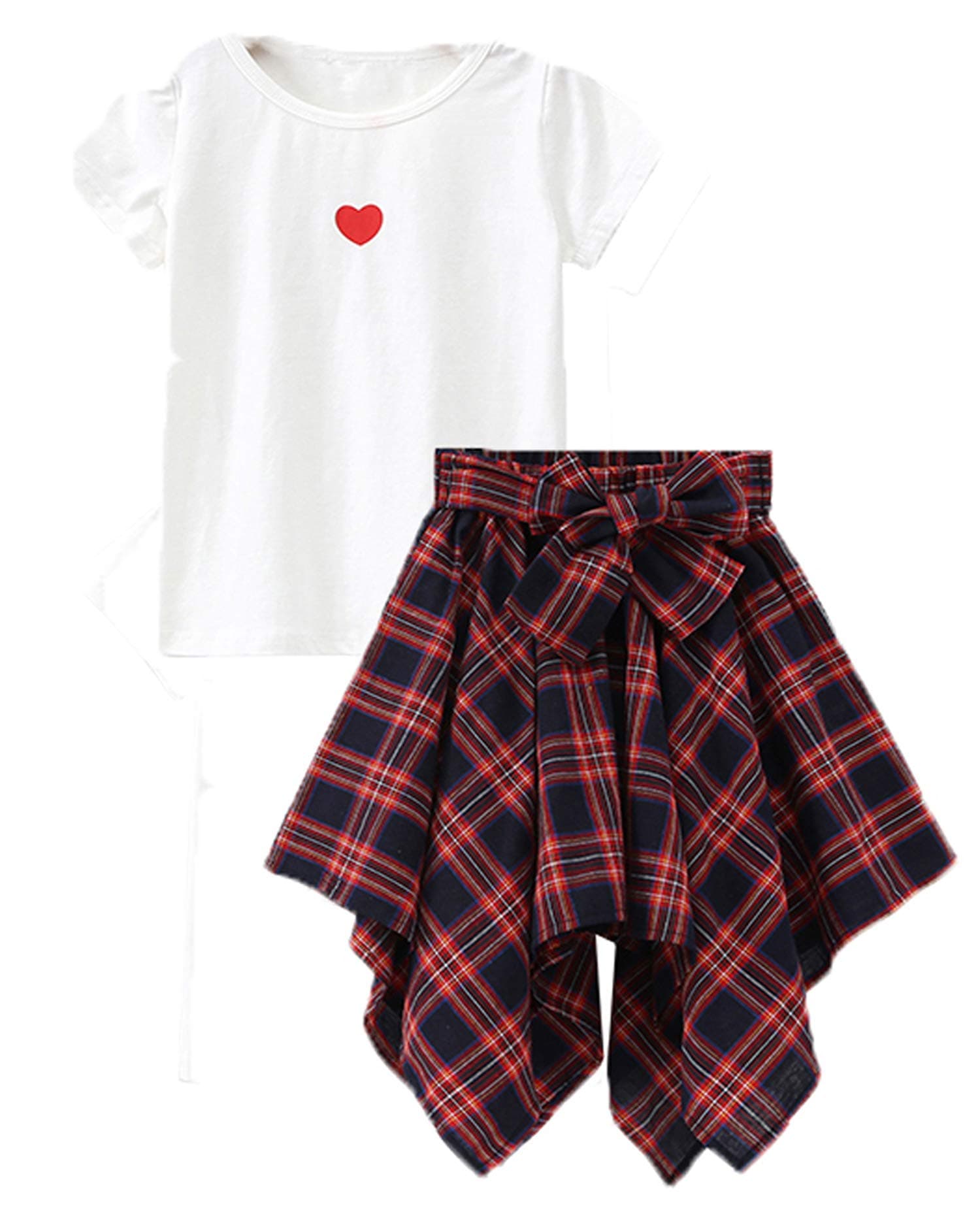 Cute Little Girls' 2 Pieces Long Sleeve Top Pants Leggings Clothes Set Outfit