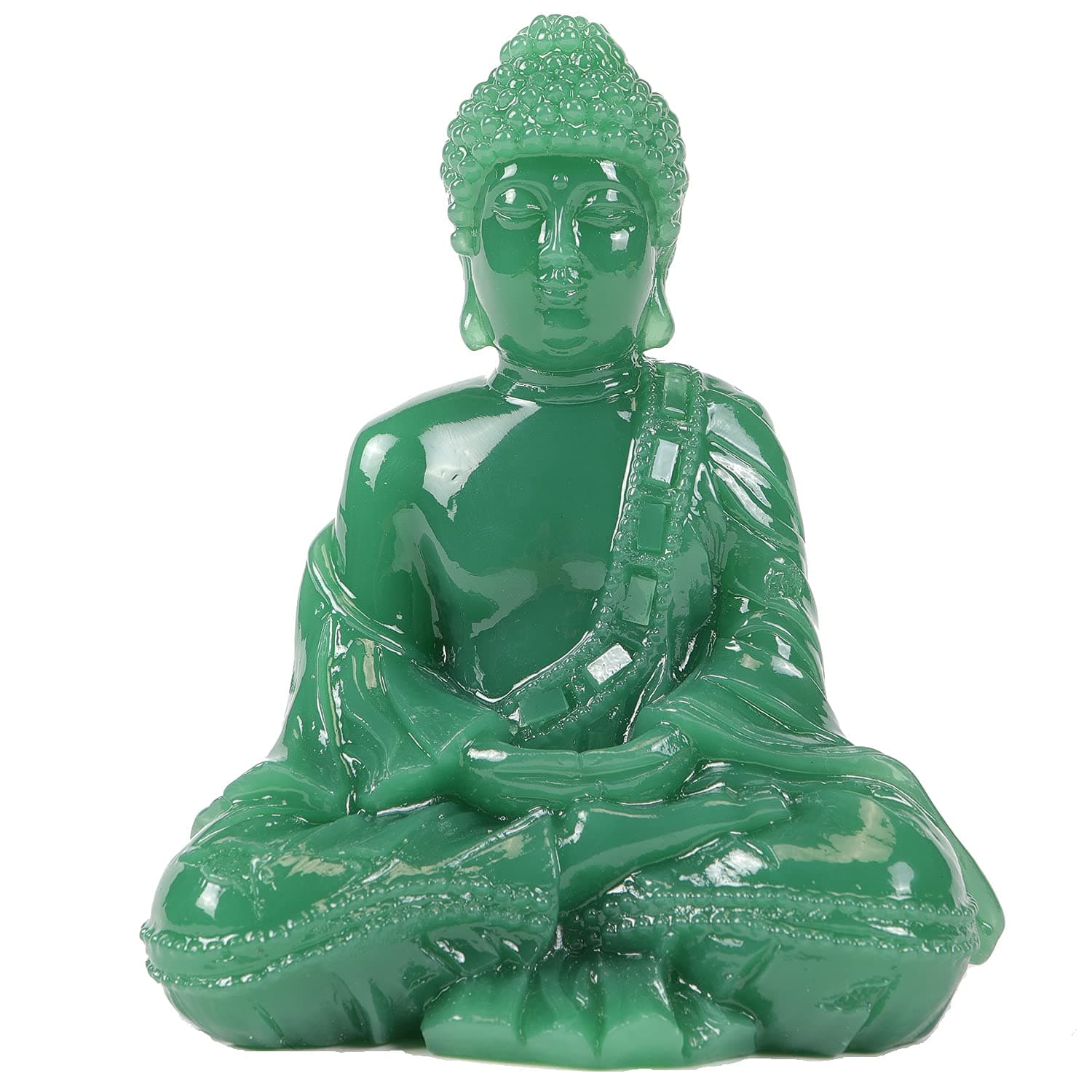 Seyee-bro Meditative Seated Buddha Statue - Thai Sitting Buddha Figurine - Pr...