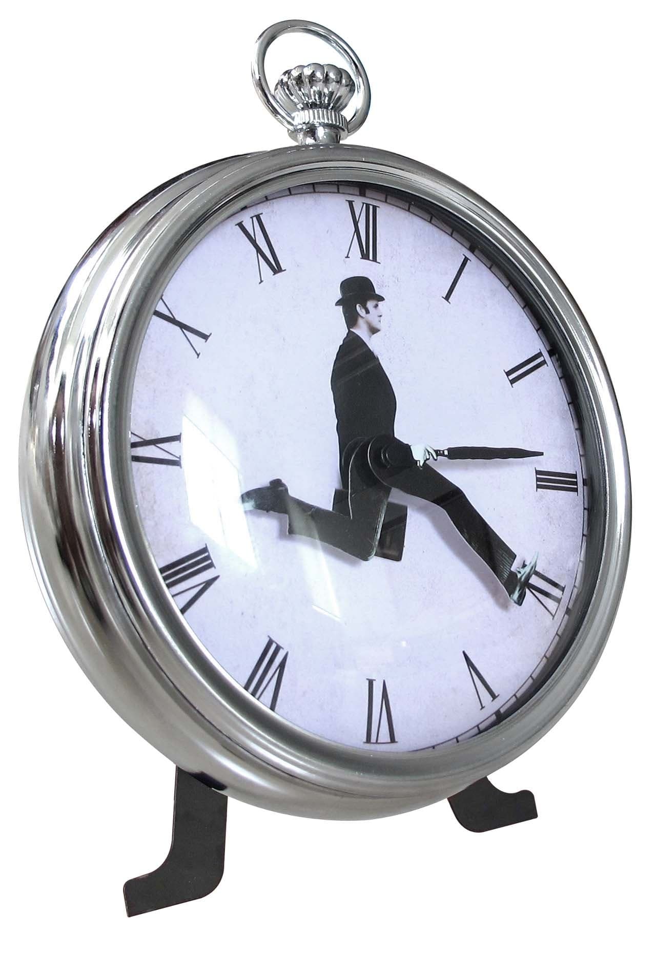 Ministry of Silly Walks Pocket Watch Desk/Wall Clock (Monty Python)