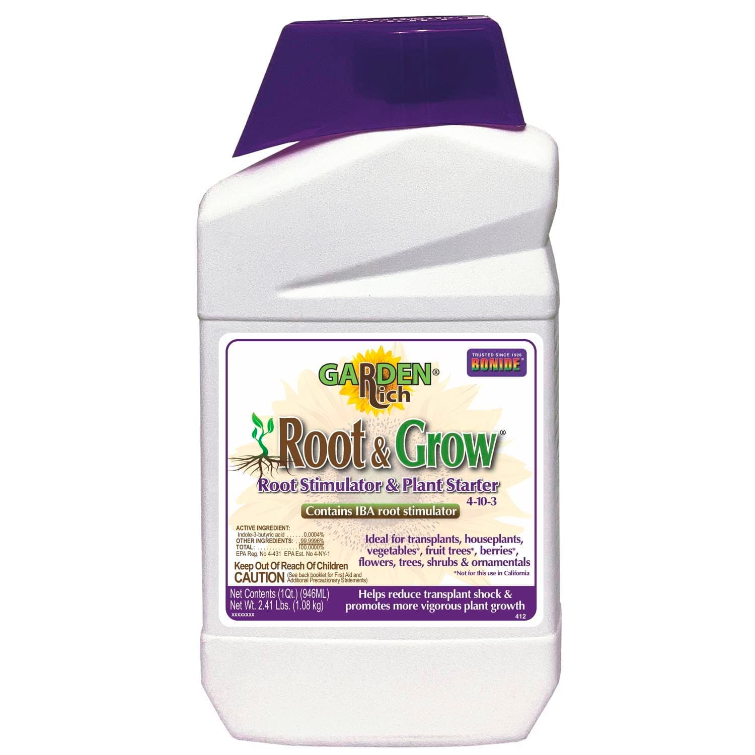 Bonide 412 Root N' Grow Stimulator, 1-Quart