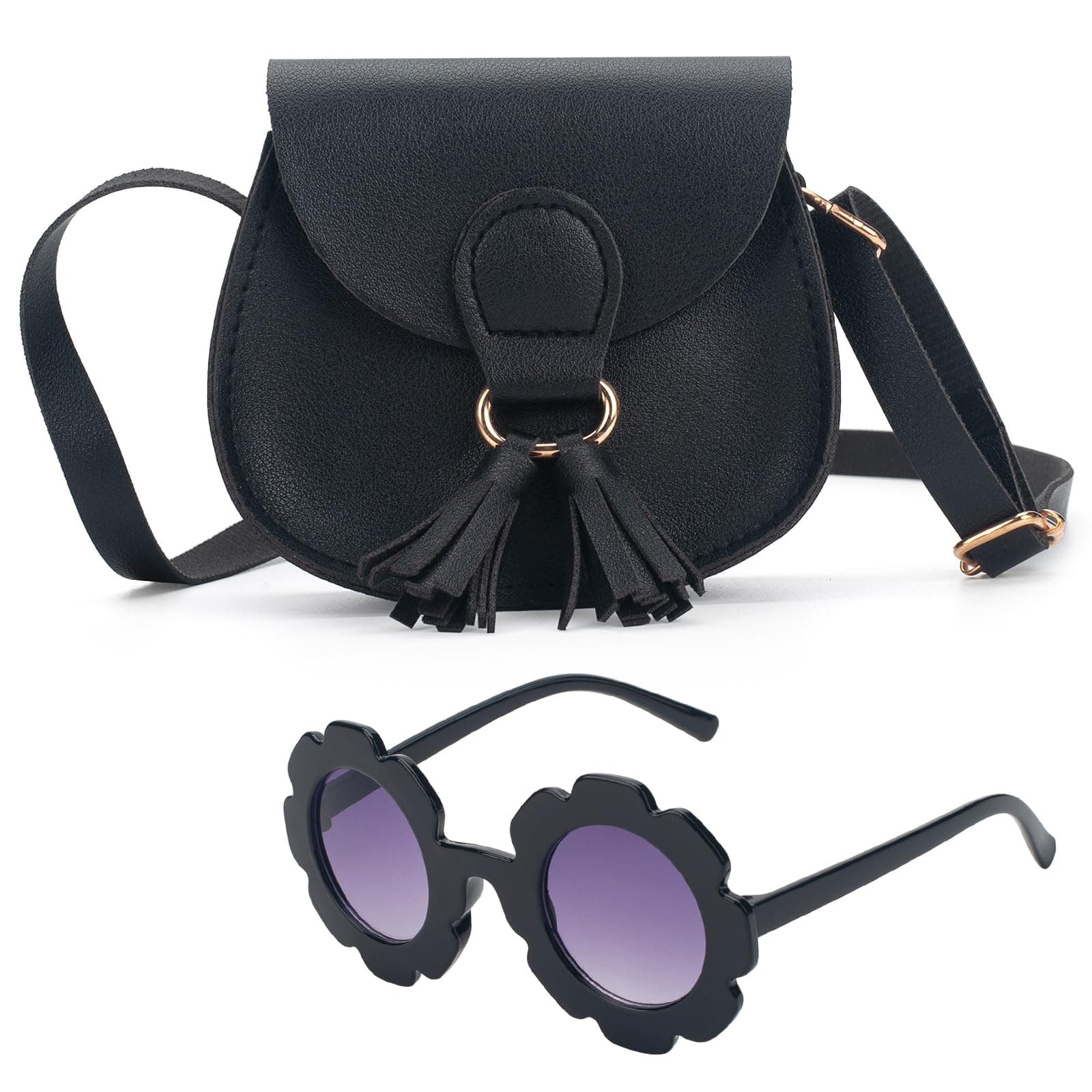 Girls Purse, Kids Crossbody Purse, Shoulder Bags for Toddler, Tassel Bags for Girls Age 2-14