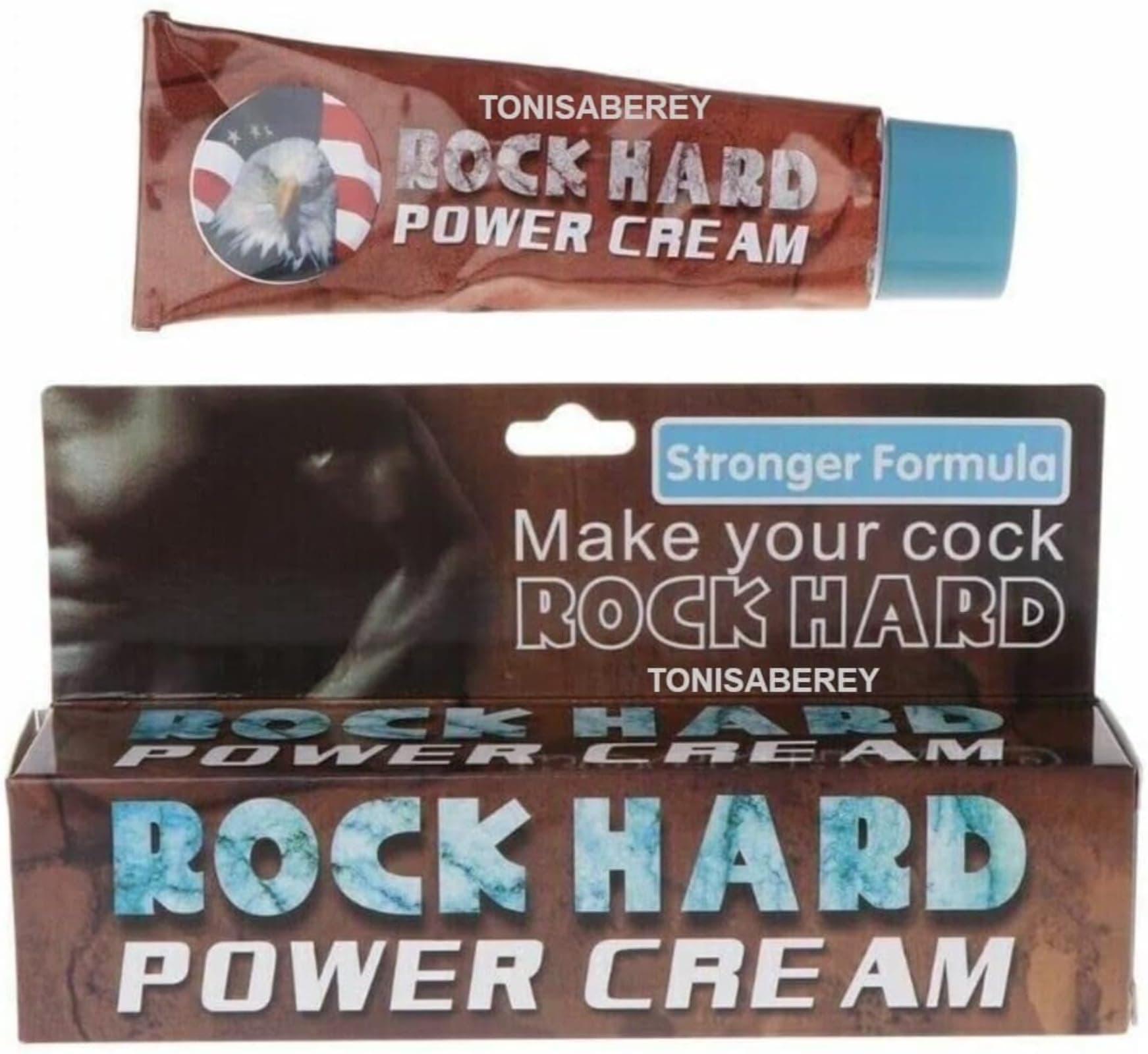 USA American Eagle Rock Hard Enlarge Cream Massage Gel for Men Enlargement (Pack of 1)