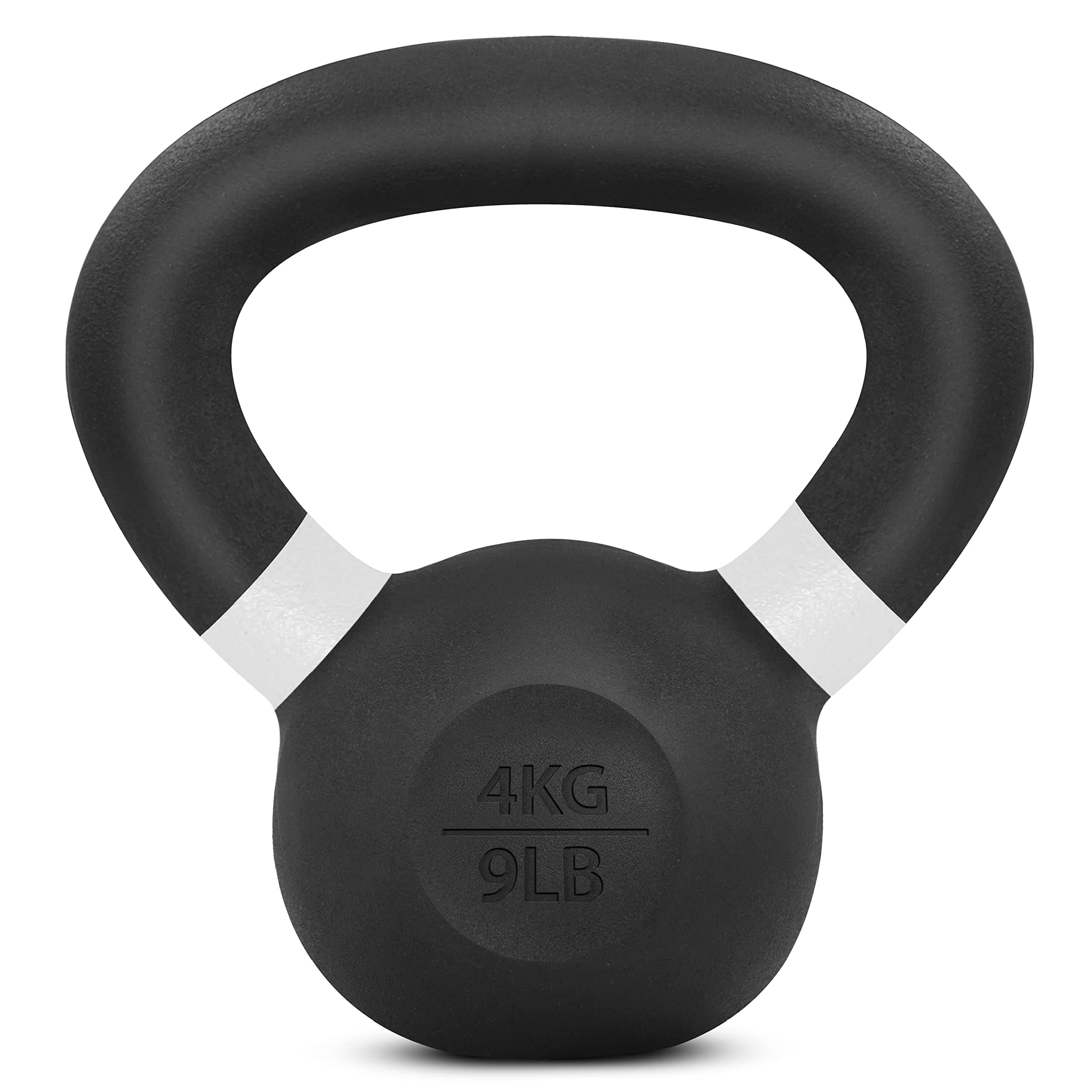 Yes4All 4-32kg Powdercoat Kettlebell aus Gusseisen, Schwunghantel, Kugelgewicht