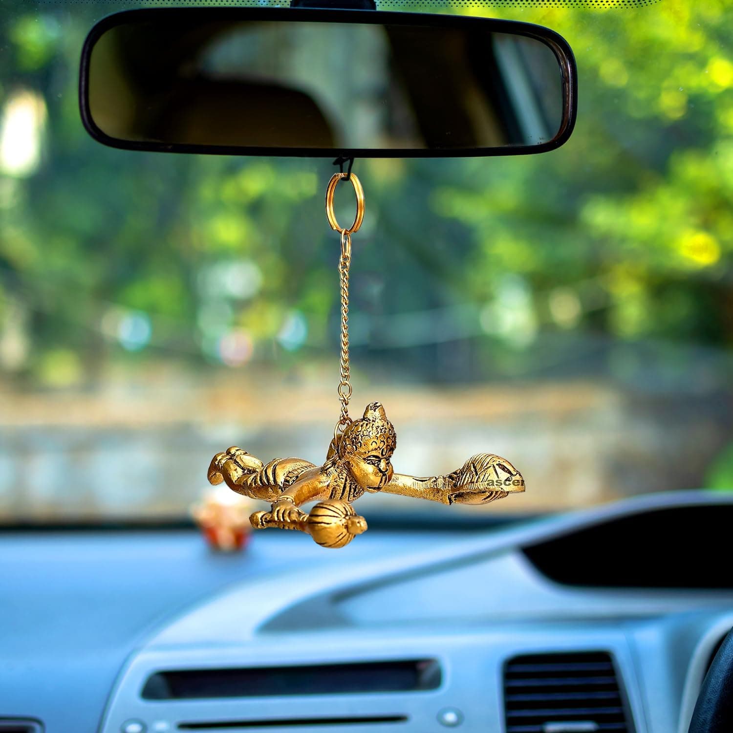 ascension Metal Flying Hanging Idol for Door/Wall and Window and Car Dashboard Decorative Showpiece - 11 cm