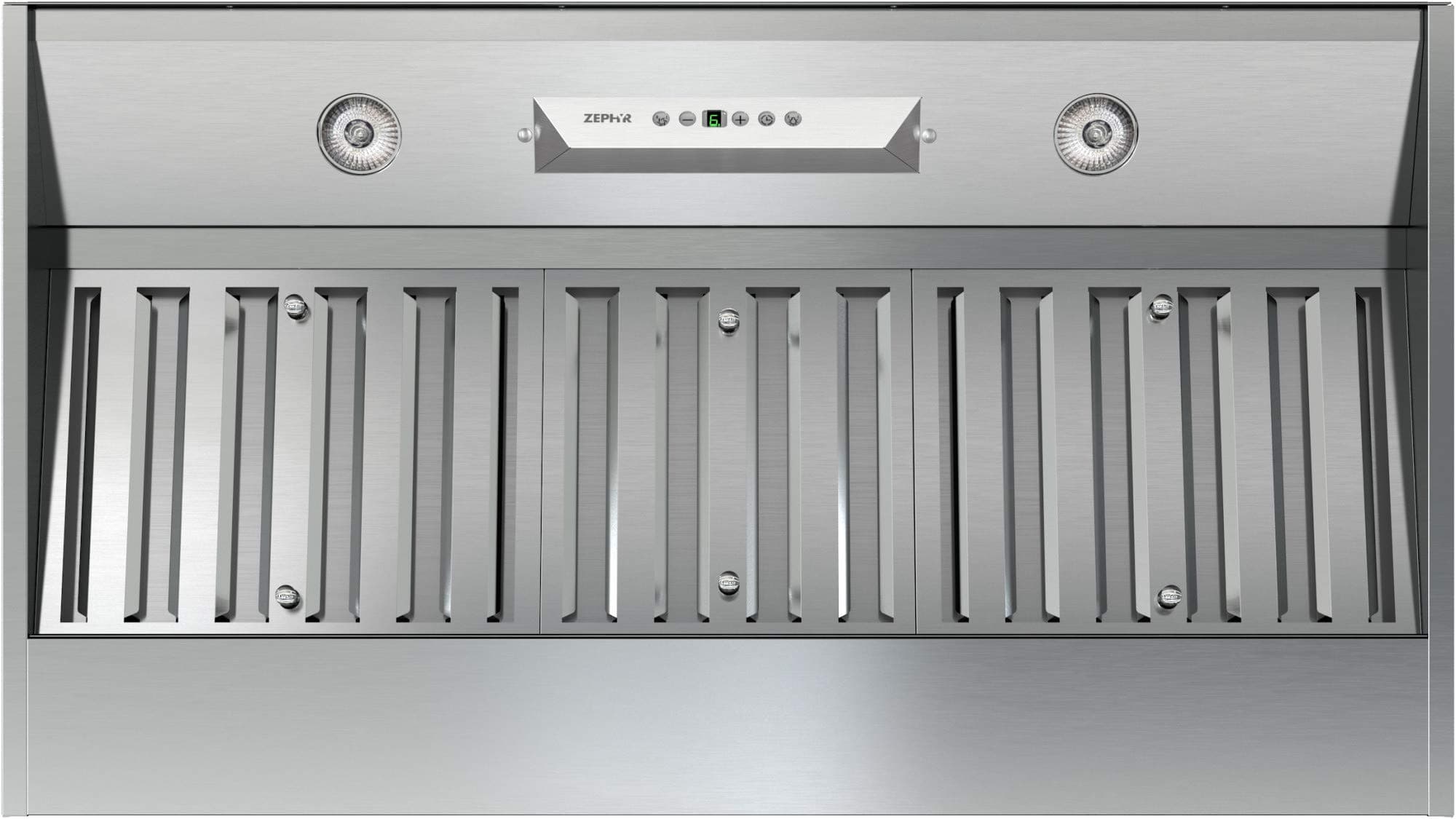 Zephyr 36 inch Essentials Power Monsoon I Ducted/Ductless Built In/Insert Range Hood - 600 CFM Powerful Kitchen Cabinet Vent Hood - Airflow Control and Stainless Steel Filter, LED Lights AK9234BS