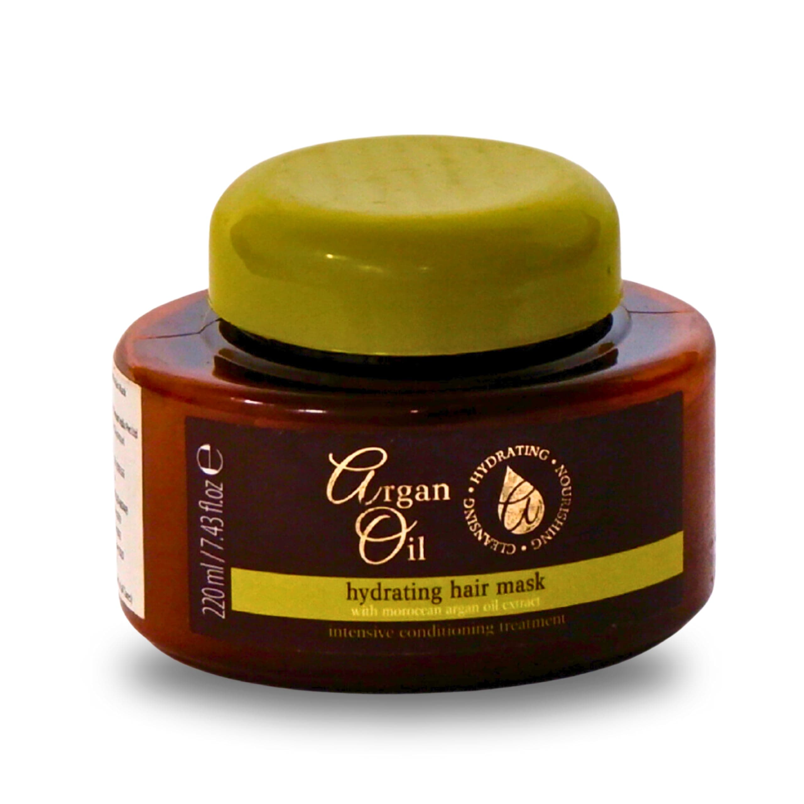 Xpel Marketing MOROCCAN ARGAN OIL HAIR MASK for Dry & Frizzy Hair with Keratin & Sweet Orange, Smoothening Hair, Deep Conditioning & Hair Fall Control, for Men & Women 220 ml