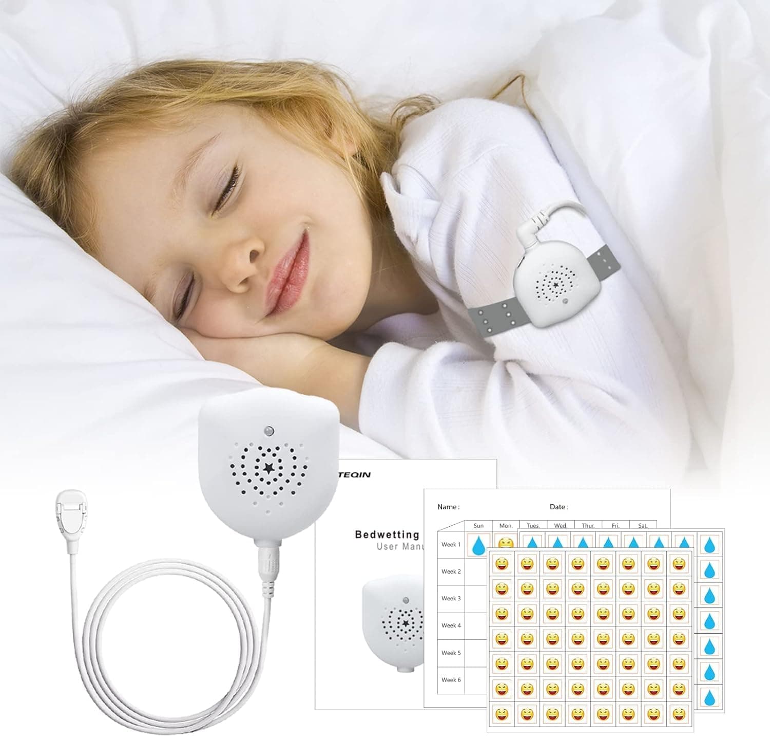 Musical bedwetting-alarm
