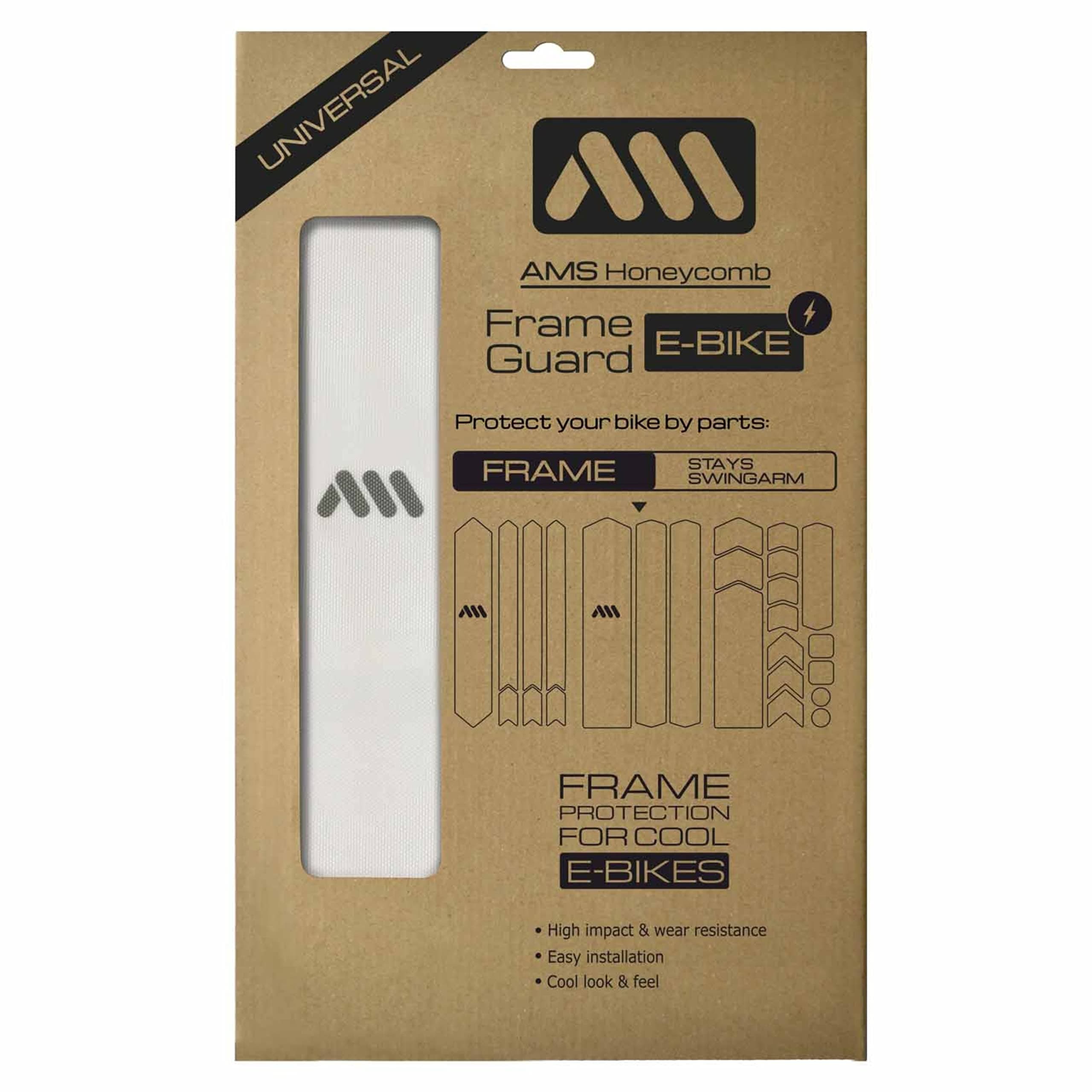 All Mountain Style | Bike Frame Protector | Electric Bike Frame Adhesive Protector Tape | Protects Your eBike from Scratches and Bumps