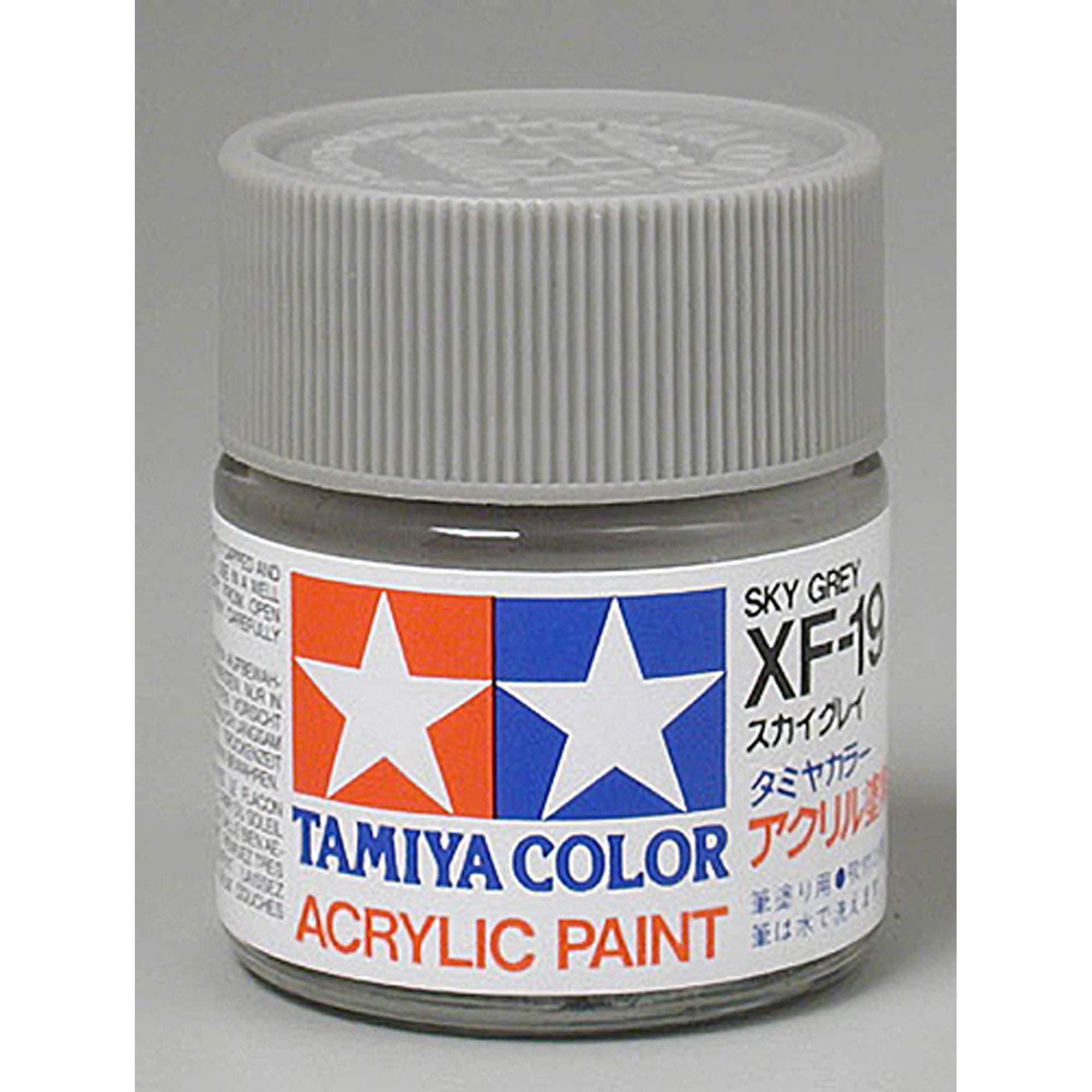 Acrylic XF19 Flat Sky Grey TAM81319 Plastics Paint Acrylic
