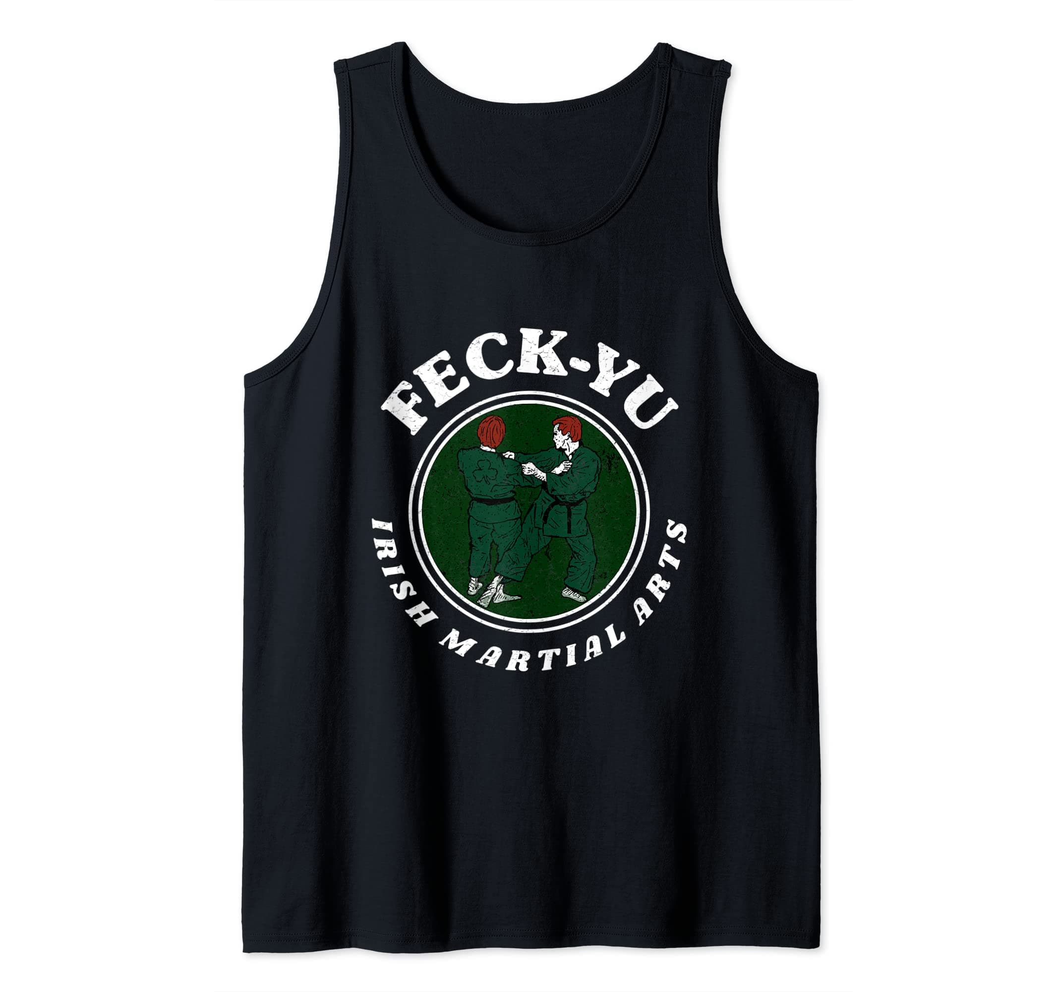 FECK-YU Irish Martial Arts Funny Pun Tank Top