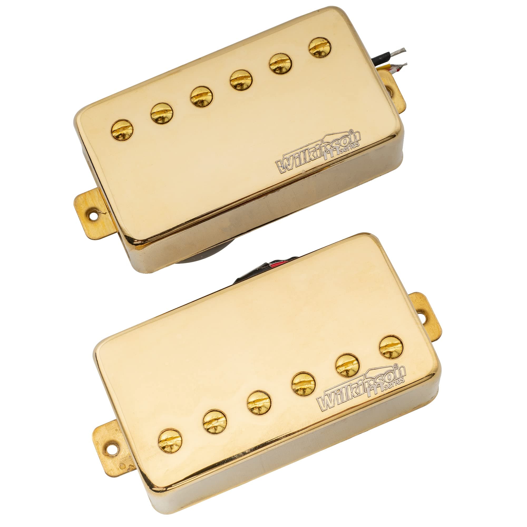 Wilkinson Vintage Alnico 5 Humbucker Pickups Set for Epiphone USA Les Paul SG Style Electric Guitar, Gold