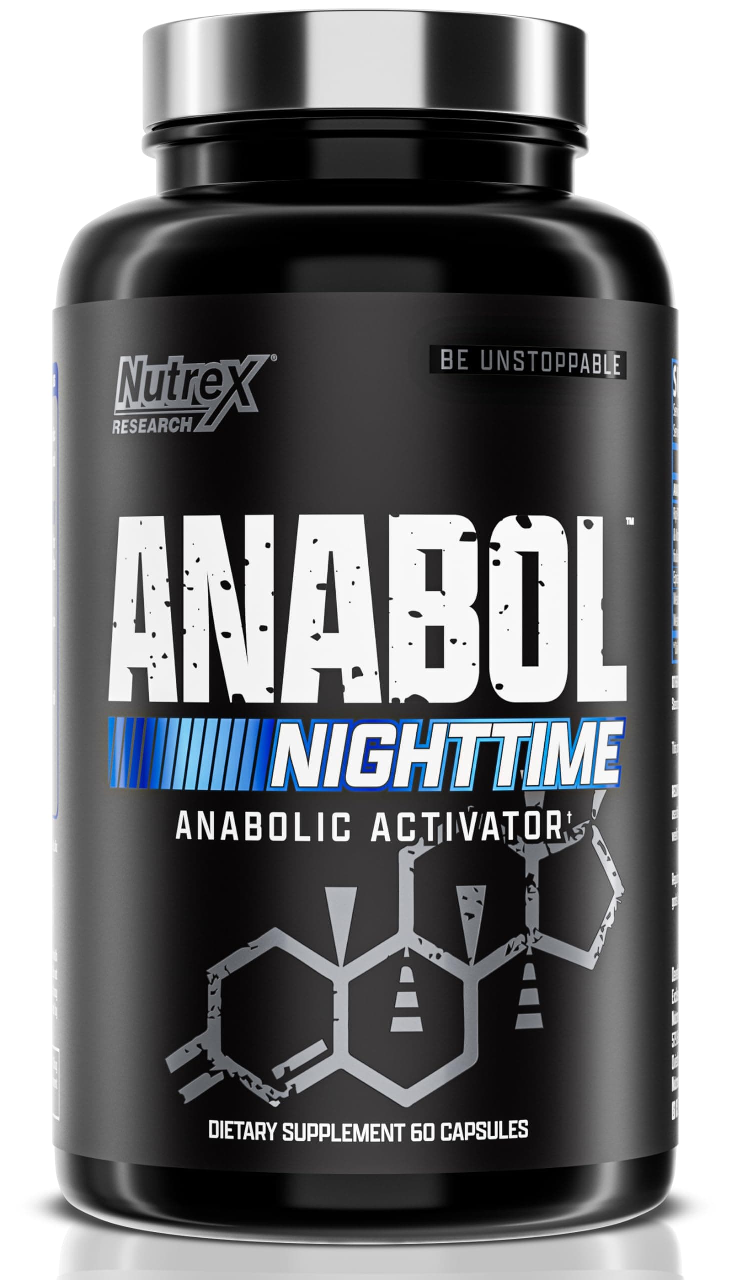 Anabol PM Nighttime Muscle Builder & Sleep Aid | Anabolic Muscle Building Supplement | Research-Backed Ingredients RIPFACTOR, Epicatechin & More | Post Workout Muscle Recovery & Strength – 60 Caps