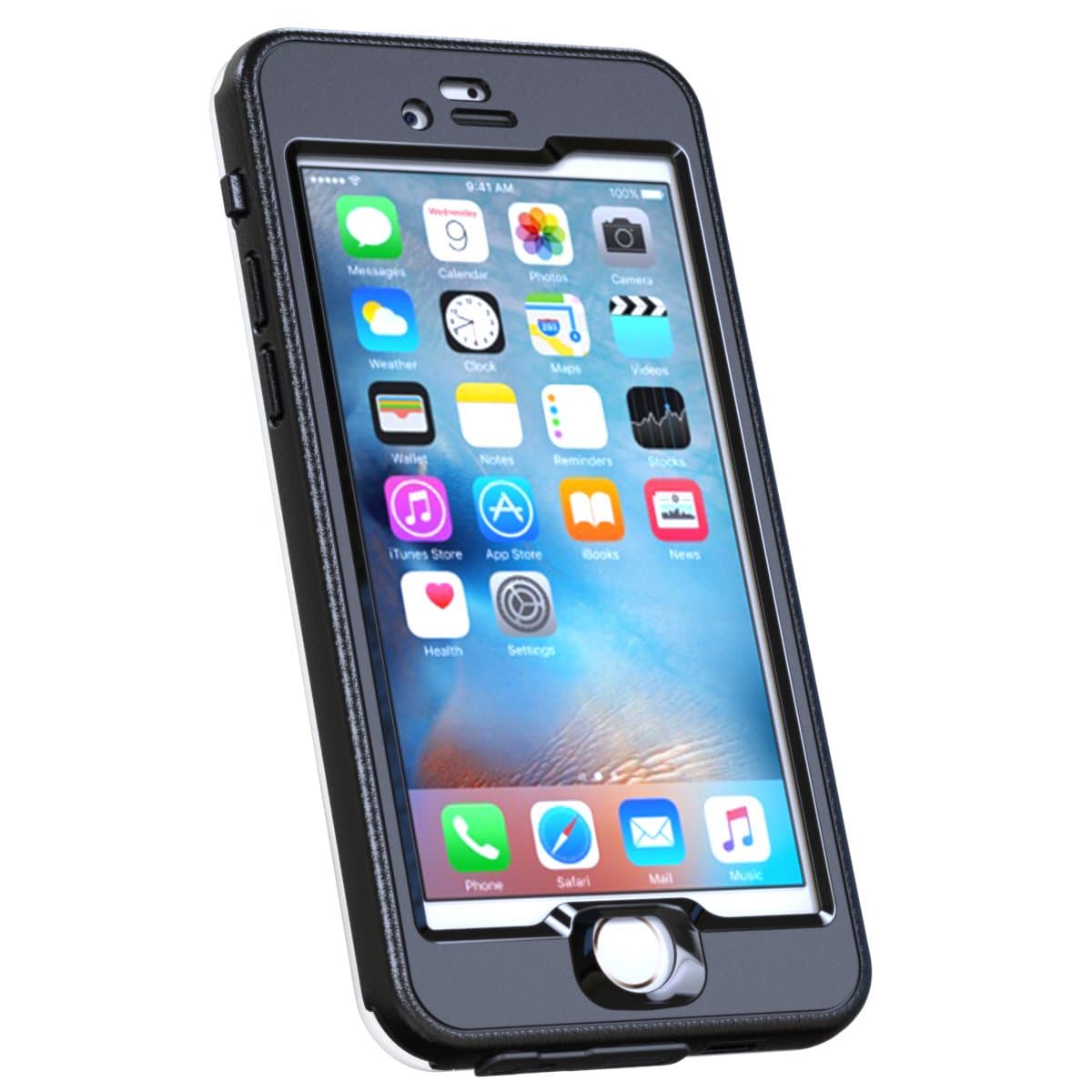 LuxqueenFor Iphone6 plus /iphone6s plus only Waterproof Case -Retail Packaging (Black)