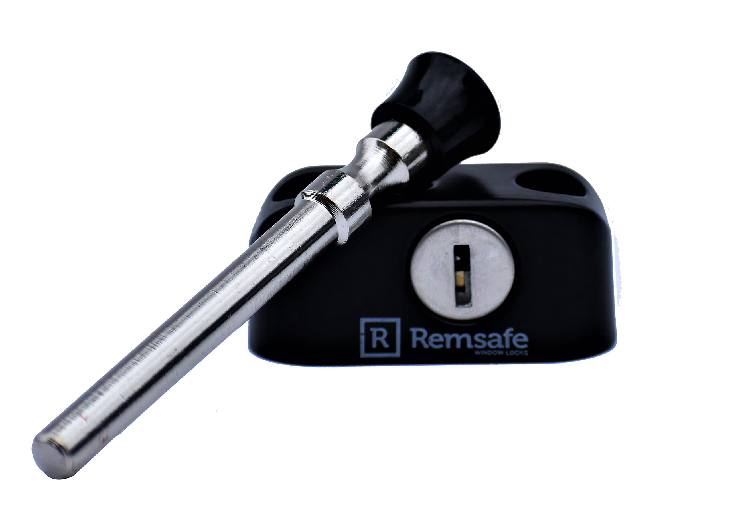 Multi Bolt - BLACK, Best Heavy Duty Baby (Infant, Toddler) Safety Window Locks, Fits Double Hung, Sash, & Sliding Windows With Easy Install - Child Proof Your Home