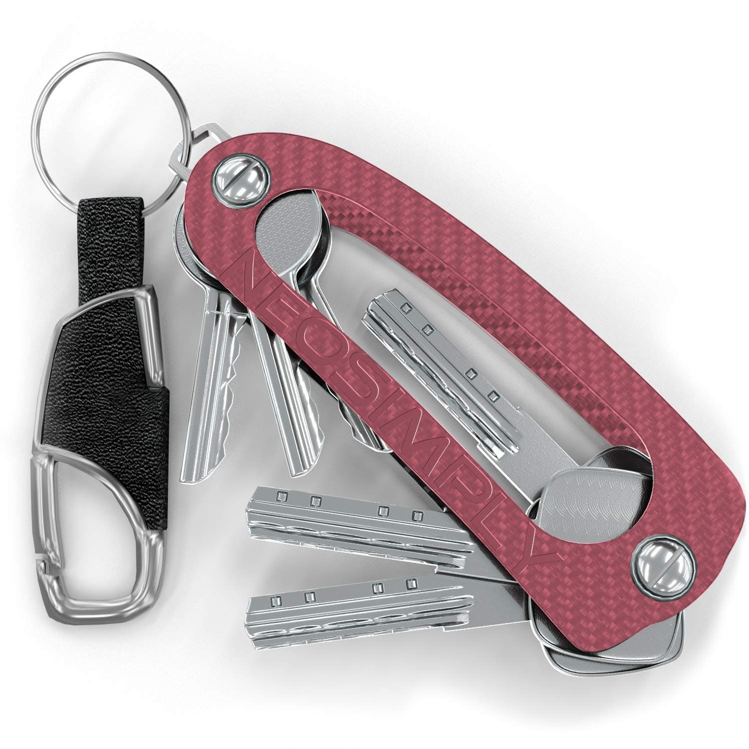 Key Holder Carbon Fiber For Women - NEOSIMPLY - PINK