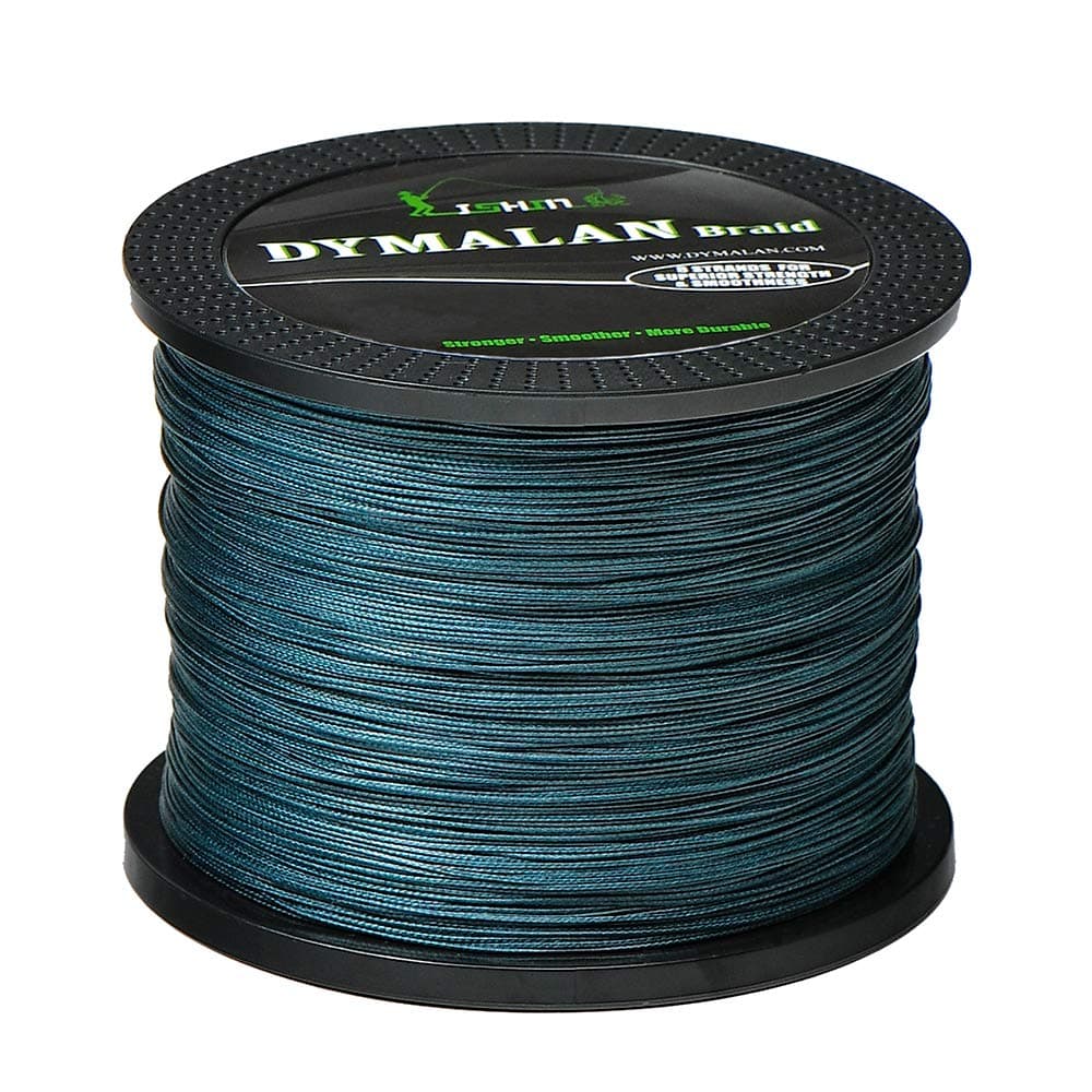 DYMALAN 8 Strands Braided Fishing Line - 547 Yds/500M-For Maximum Casting Distance & Durability for Saltwater & Fresh Water Surf Fishing, Bass Fishing