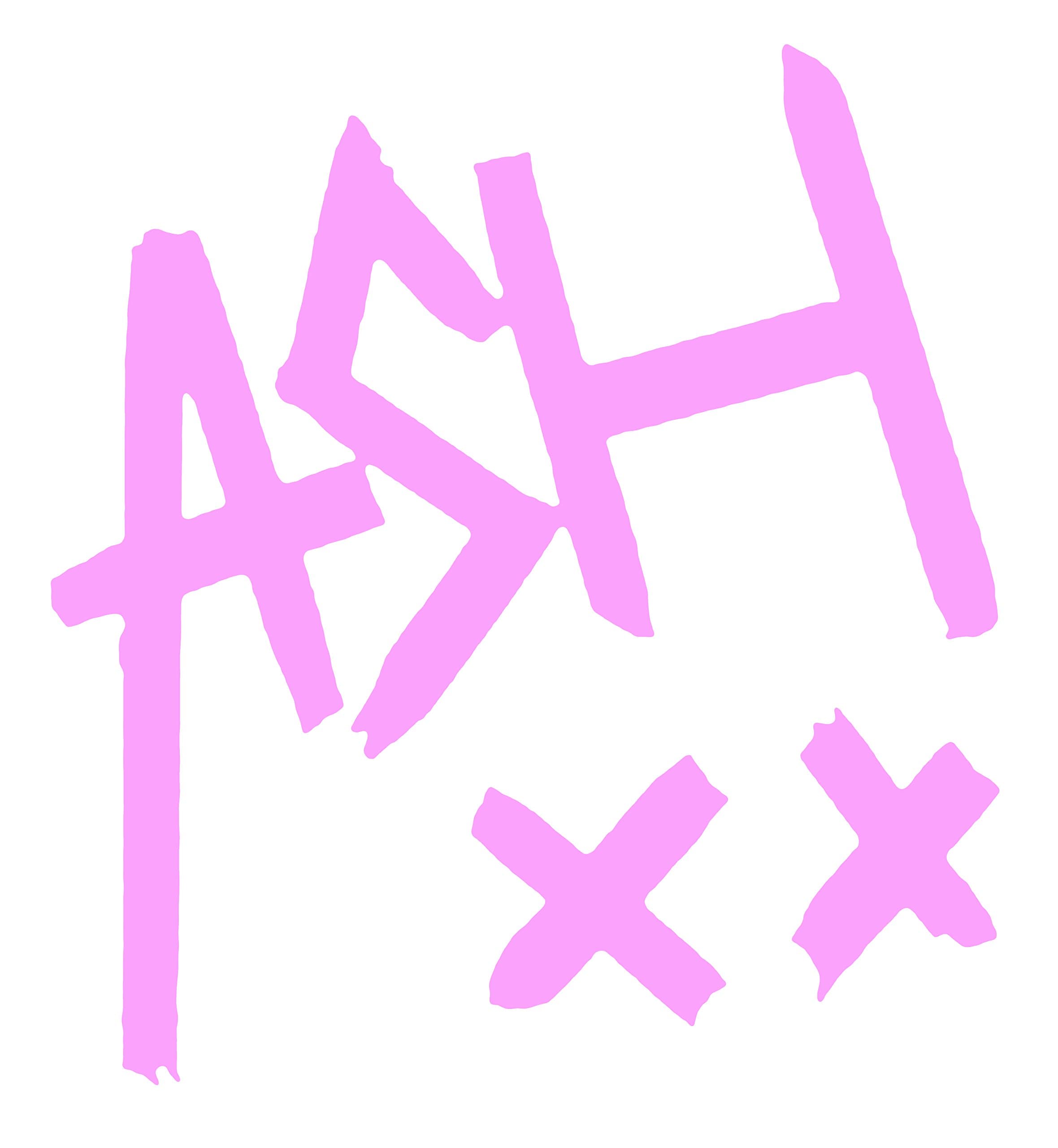 Pink Ashton Irwin Logo Decal