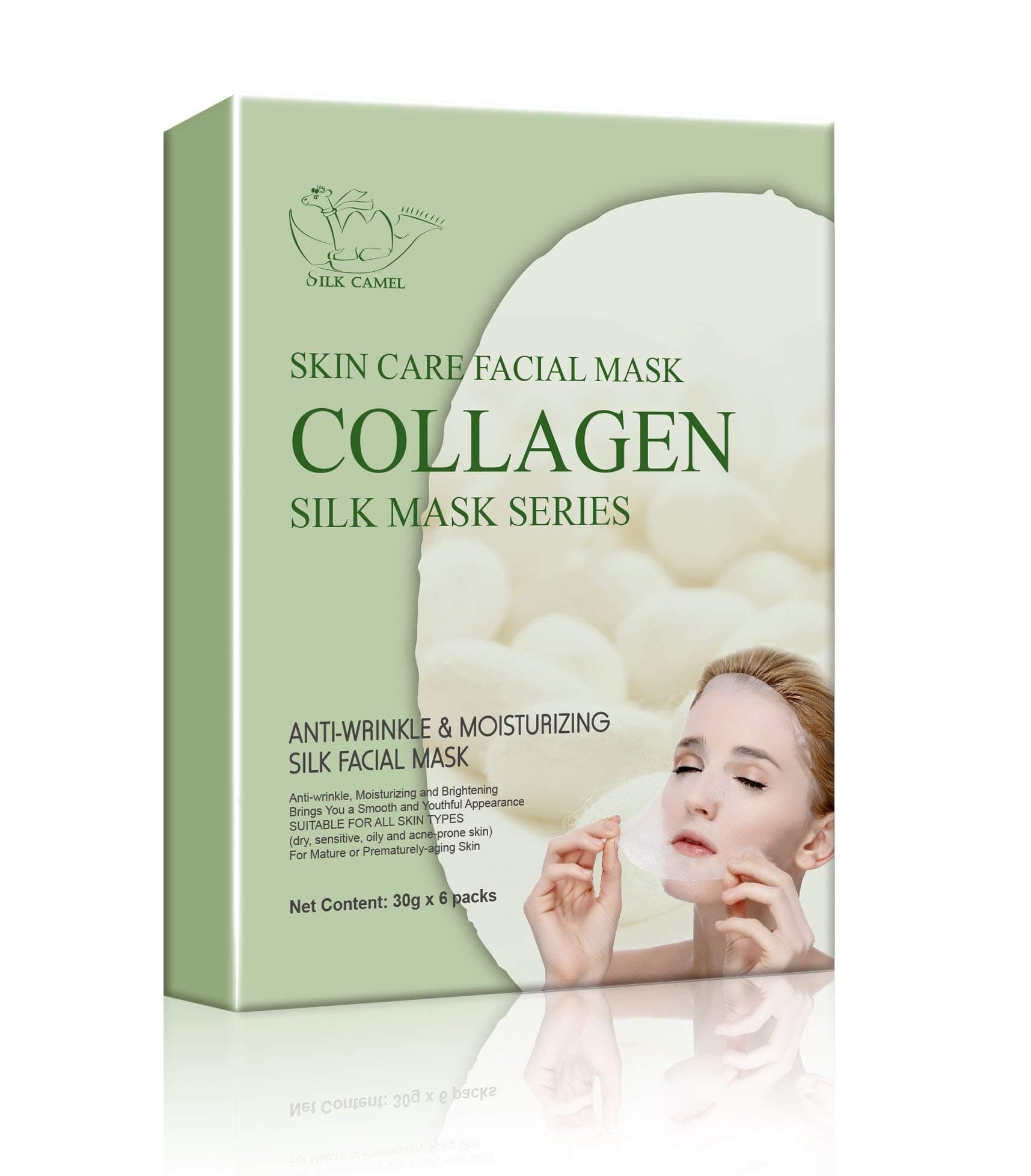 Silk Camel Anti-wrinkle Skin Care Silk Facial Mask