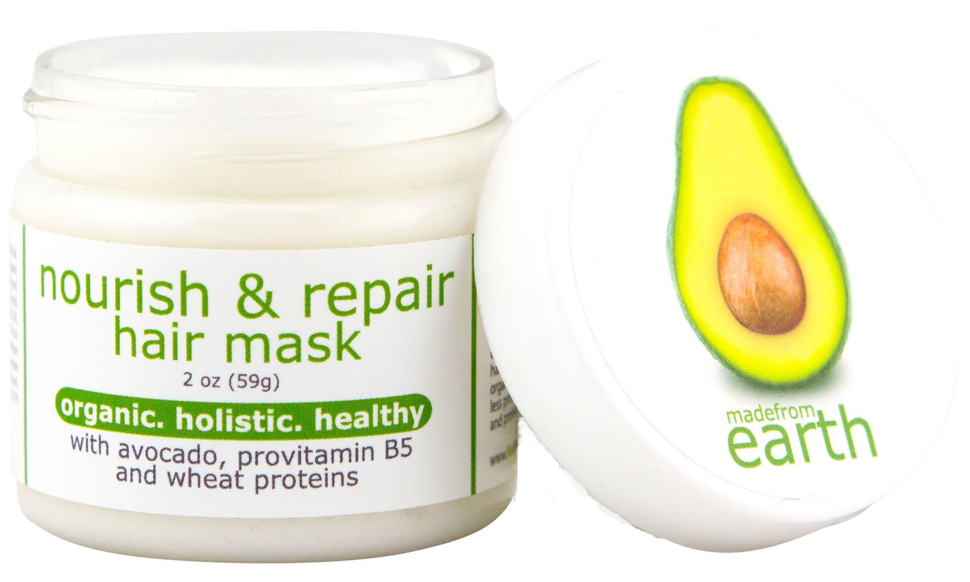 Avocado Nourish & Repair Hair Mask, w/Vitamins B3, B5 & Organic Quinoa Proteins