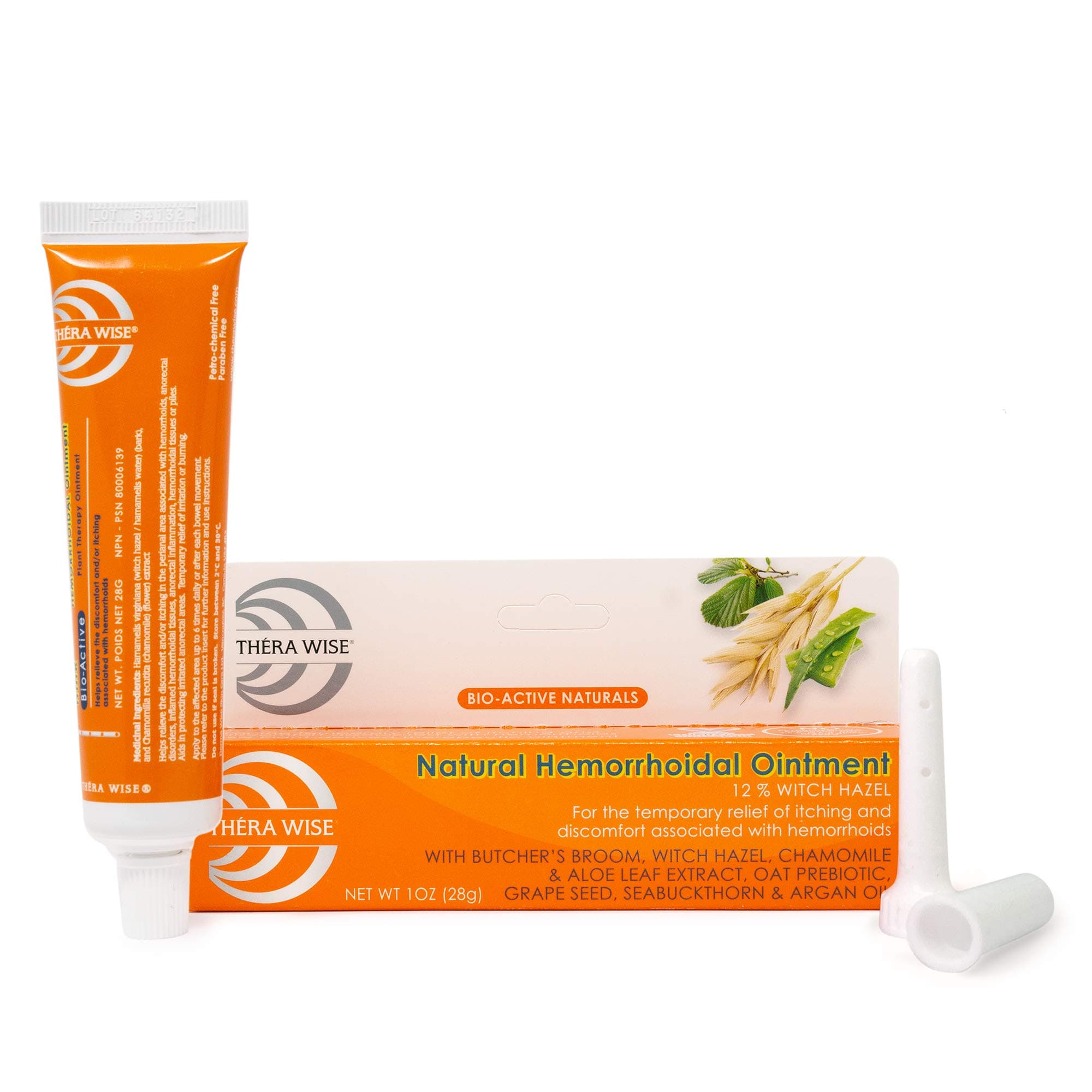 Thera Wise Hemorrhoid Cream & Ointment for Natural Pain Relief, 1 oz