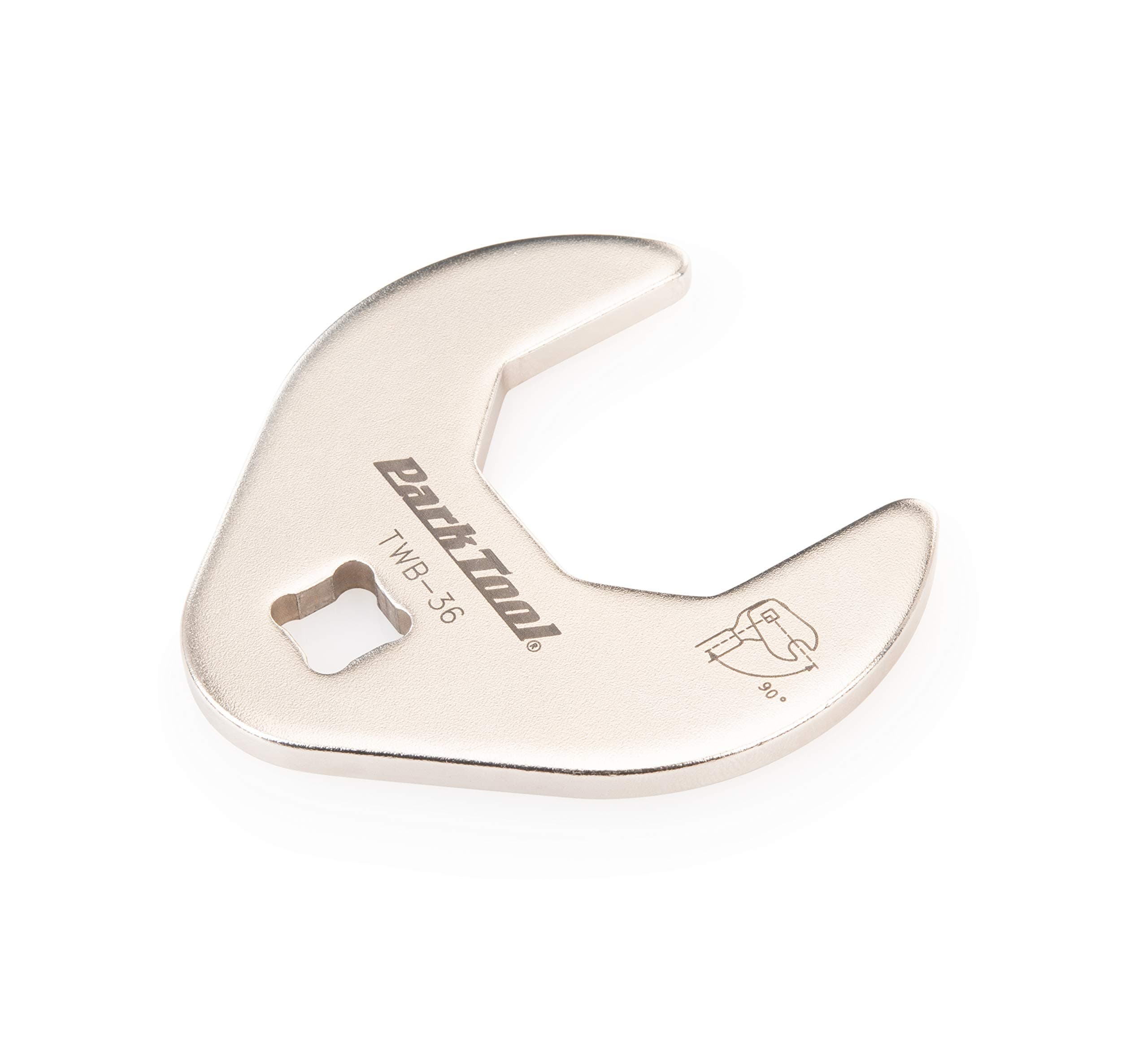 Park Tool TWB-36-36mm Crow Foot Wrench, Siliver, Silver